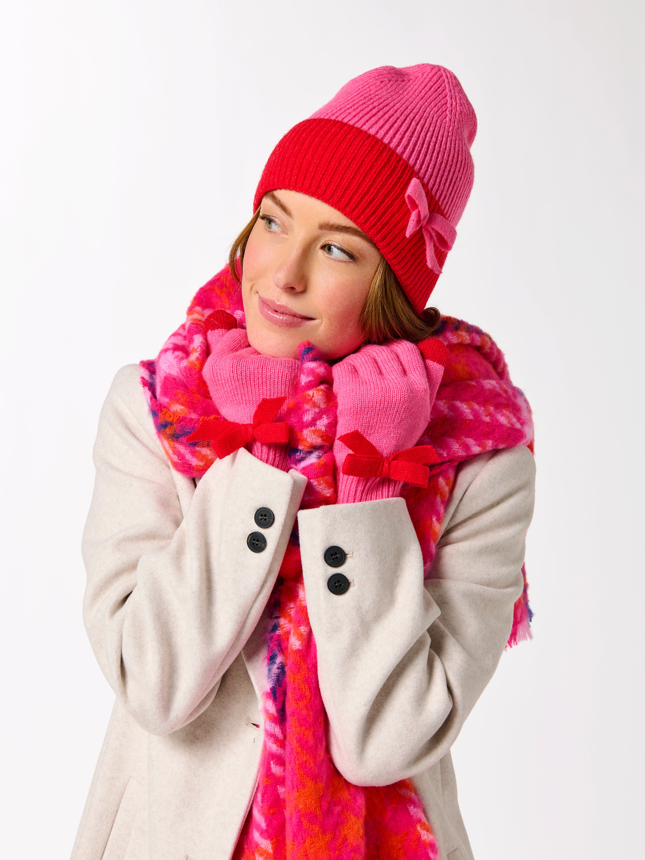 Shiraleah Mia Touchscreen Gloves PINK