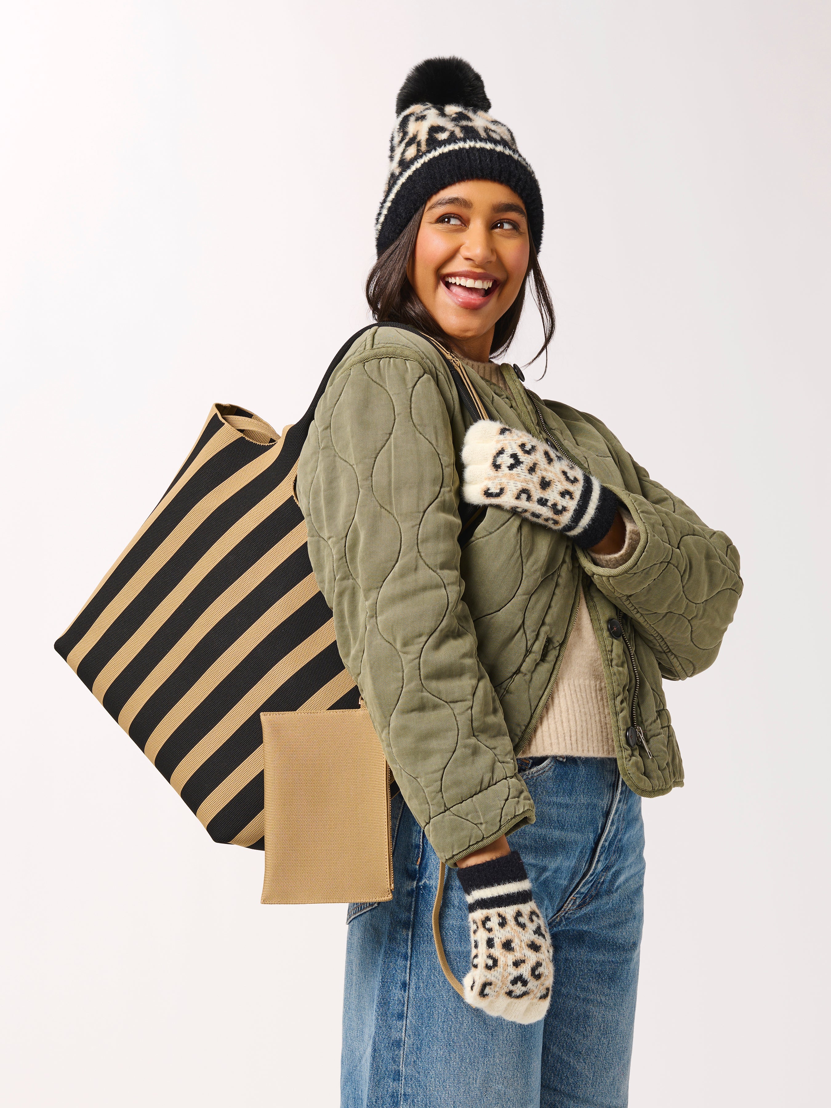 Shiraleah Lee Touchscreen Gloves, Multi