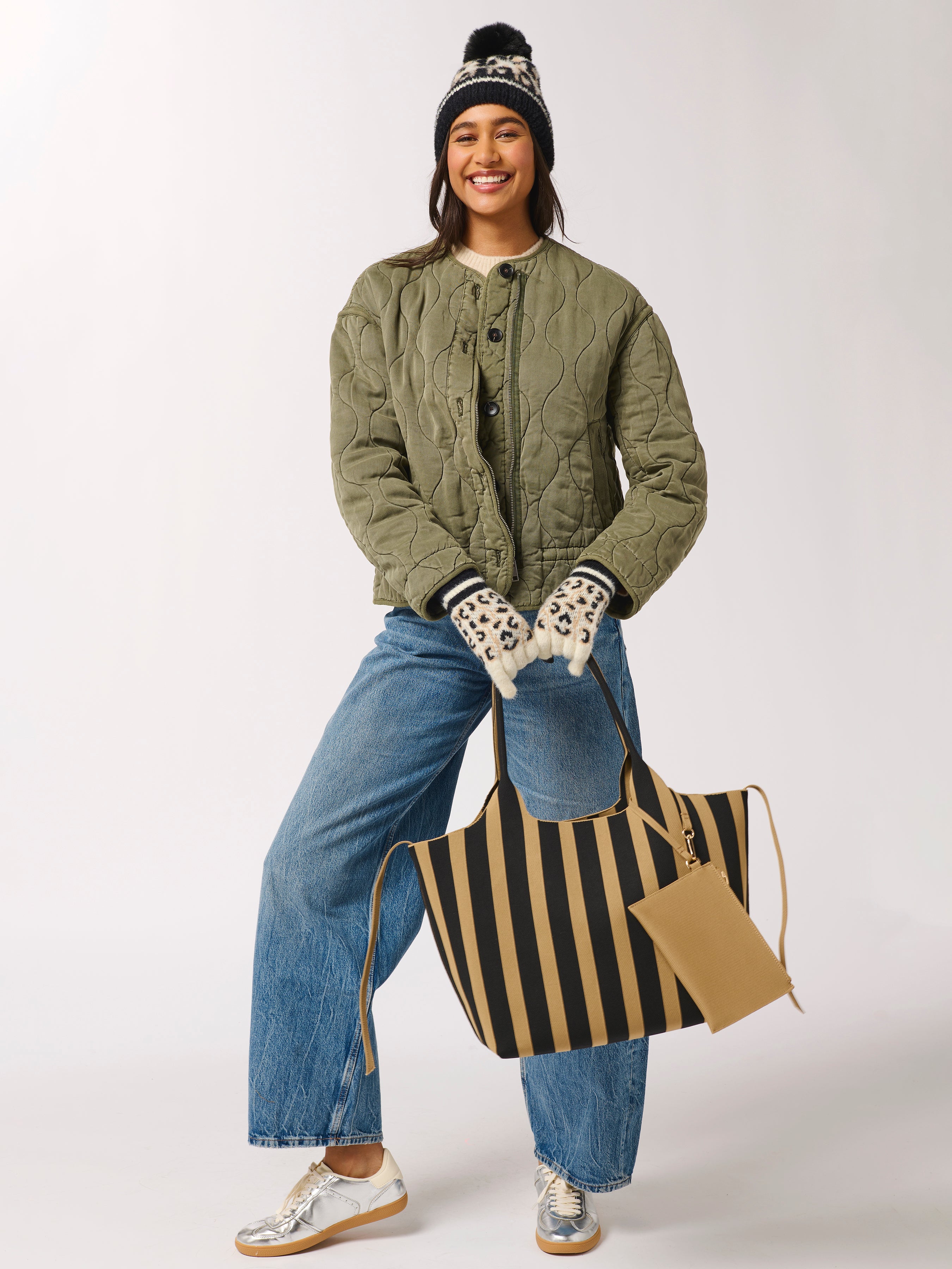Shiraleah Lee Touchscreen Gloves, Multi