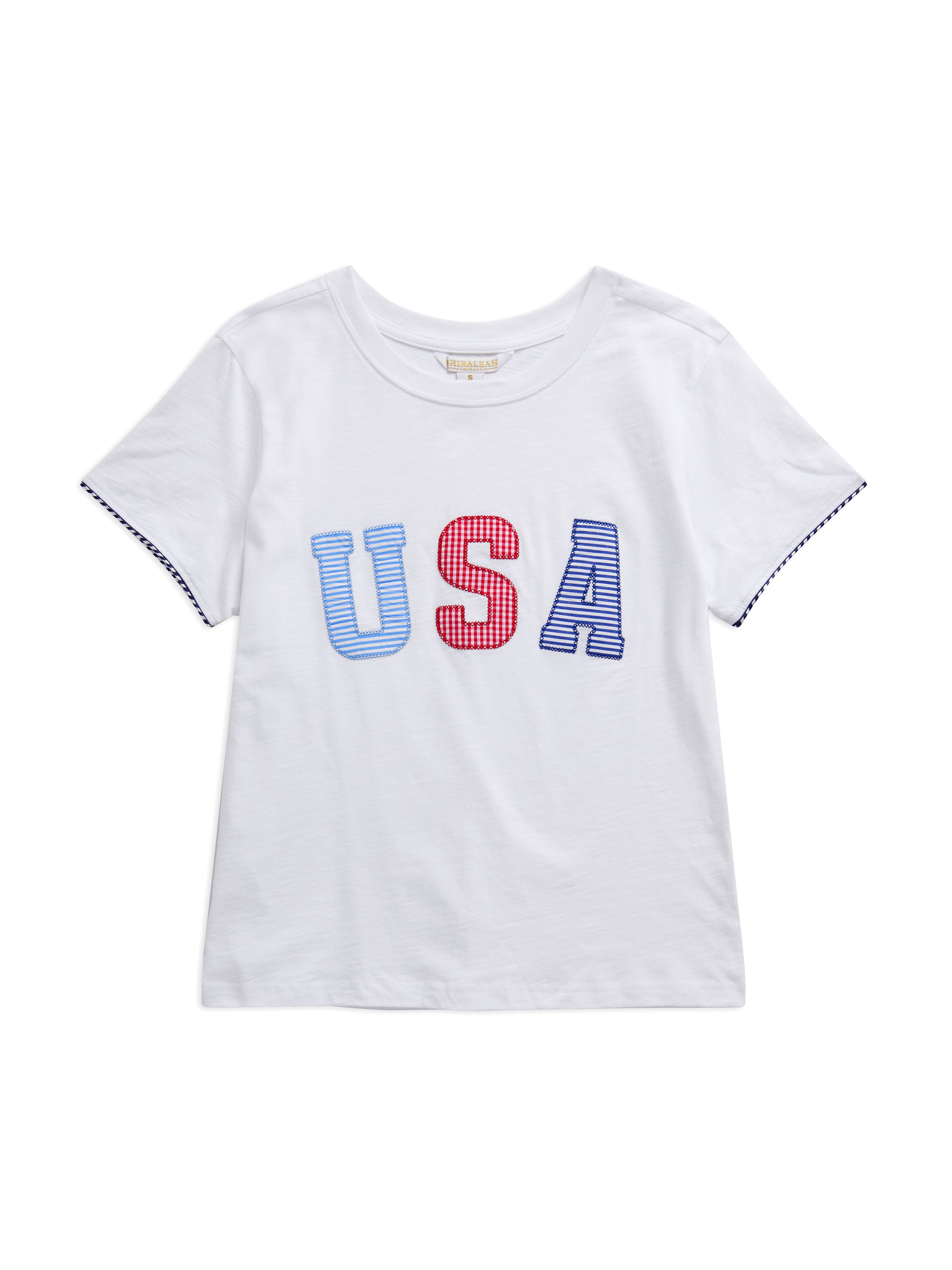 Shiraleah Assorted Set of 7 "USA" Relaxed Tees, White set of 7