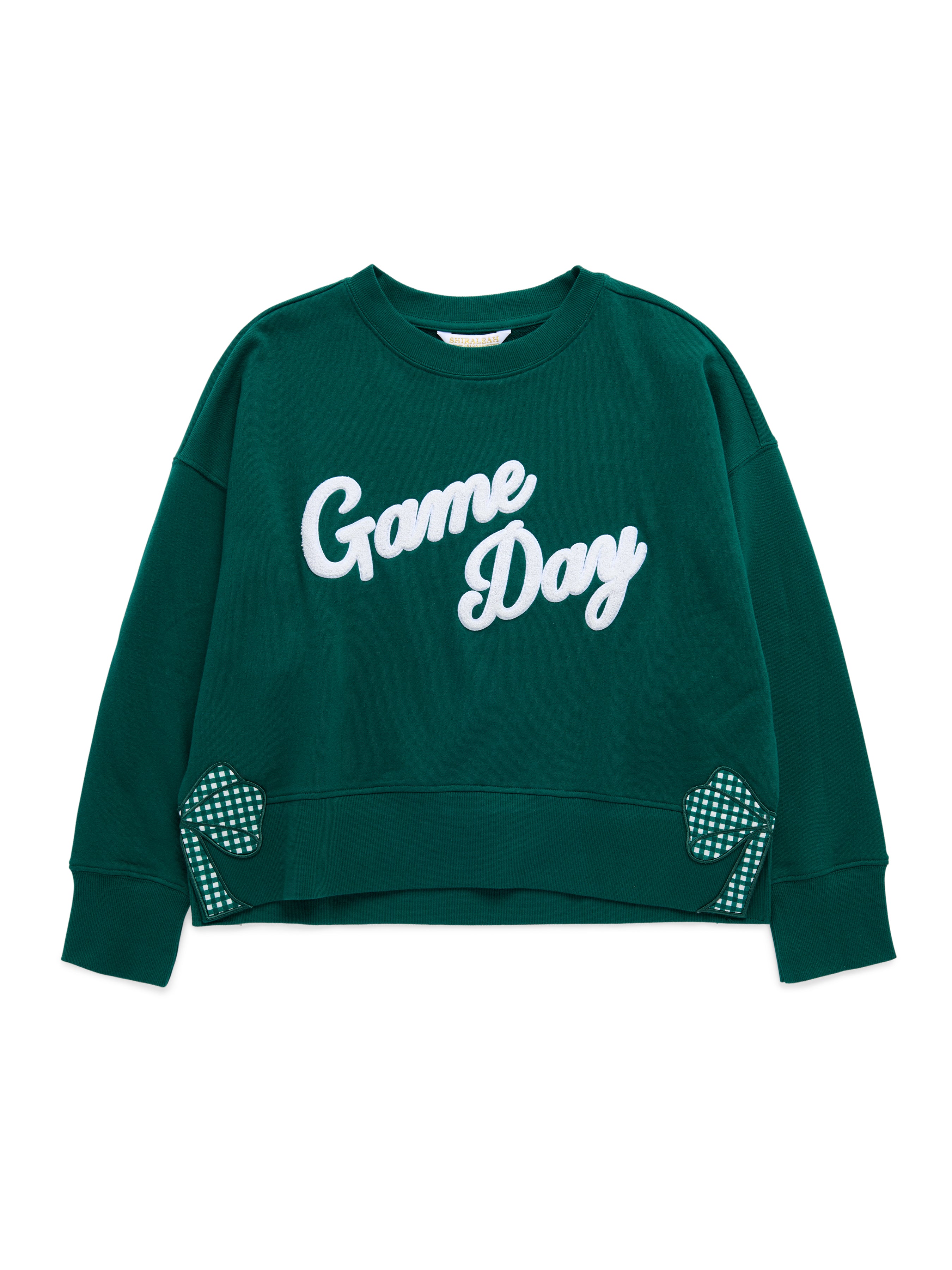 Shiraleah "Game Day" Relaxed Sweatshirt, Green GREEN / EXTRA SMALL