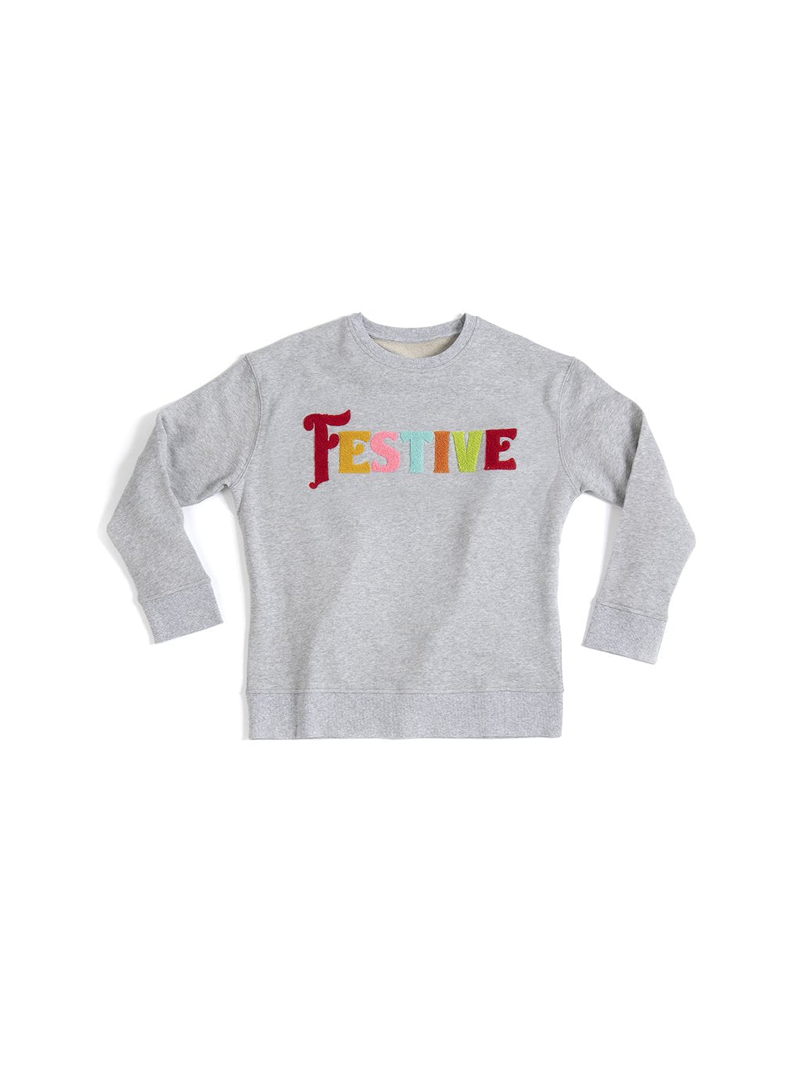 Shiraleah "Festive" Sweatshirt, Grey