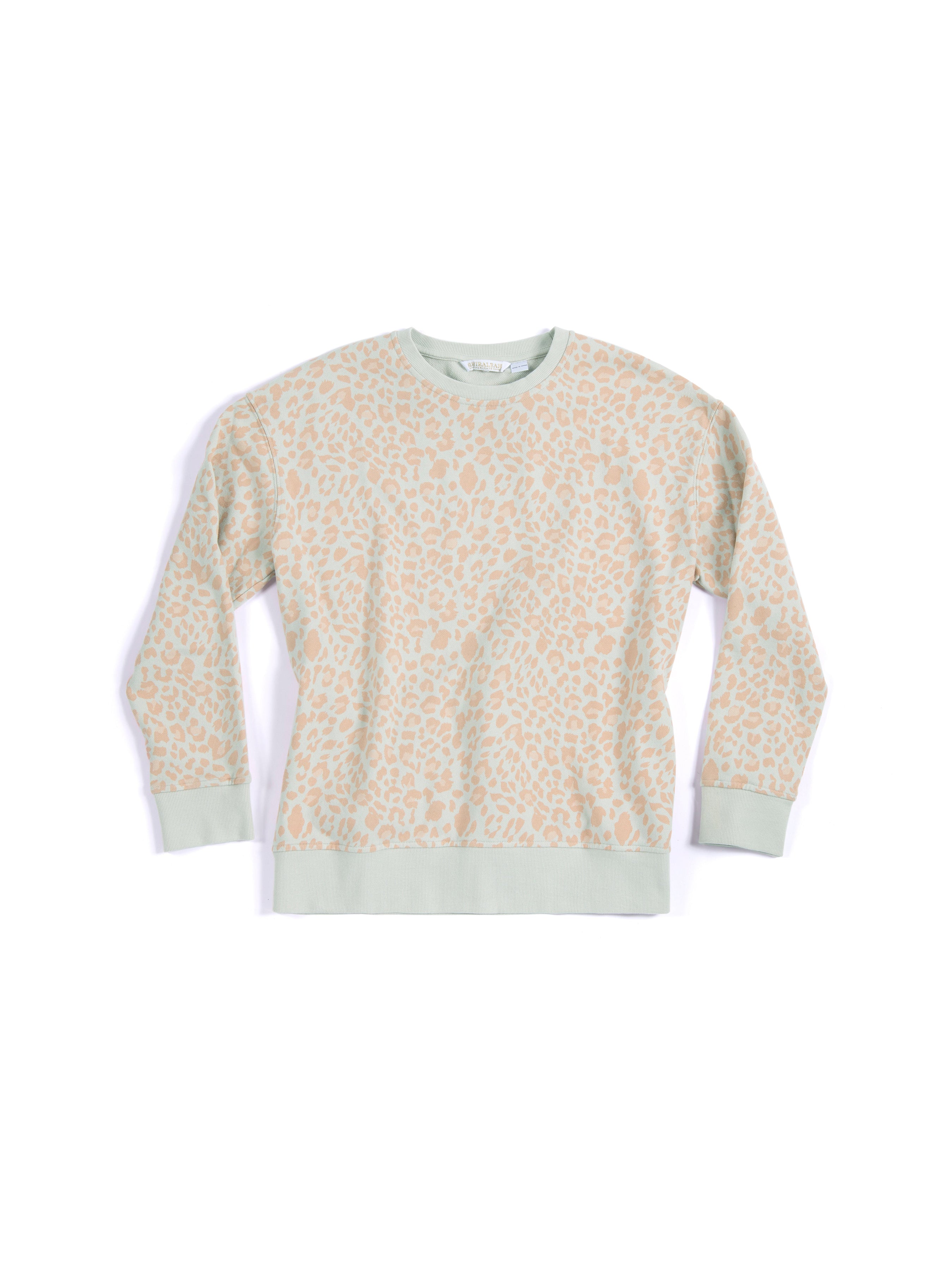 Assorted Set Of 6 Kiara Leopard Print Sweatshirts, Grey