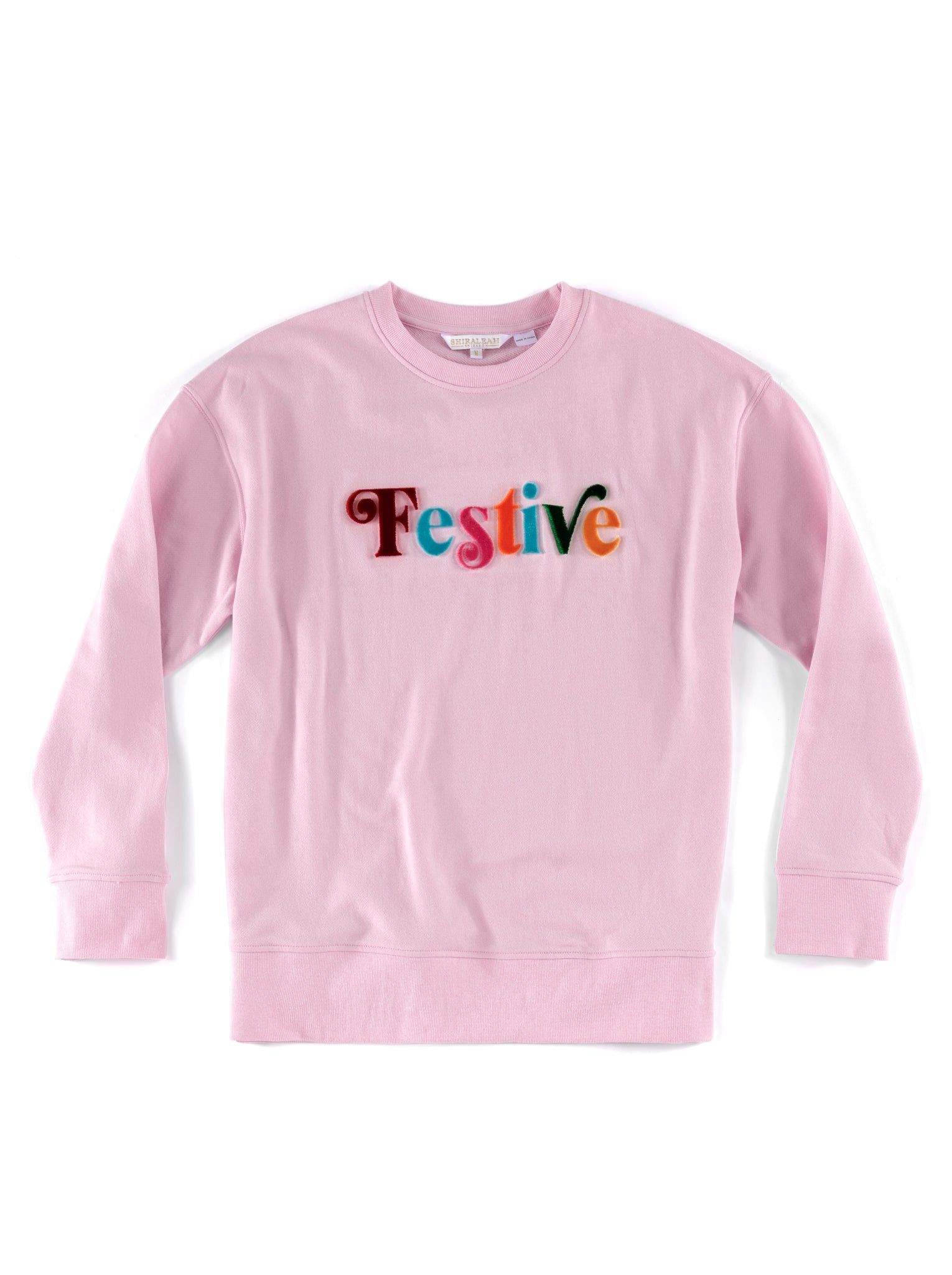Assorted Set Of 6 "Festive" Sweatshirts, Blush