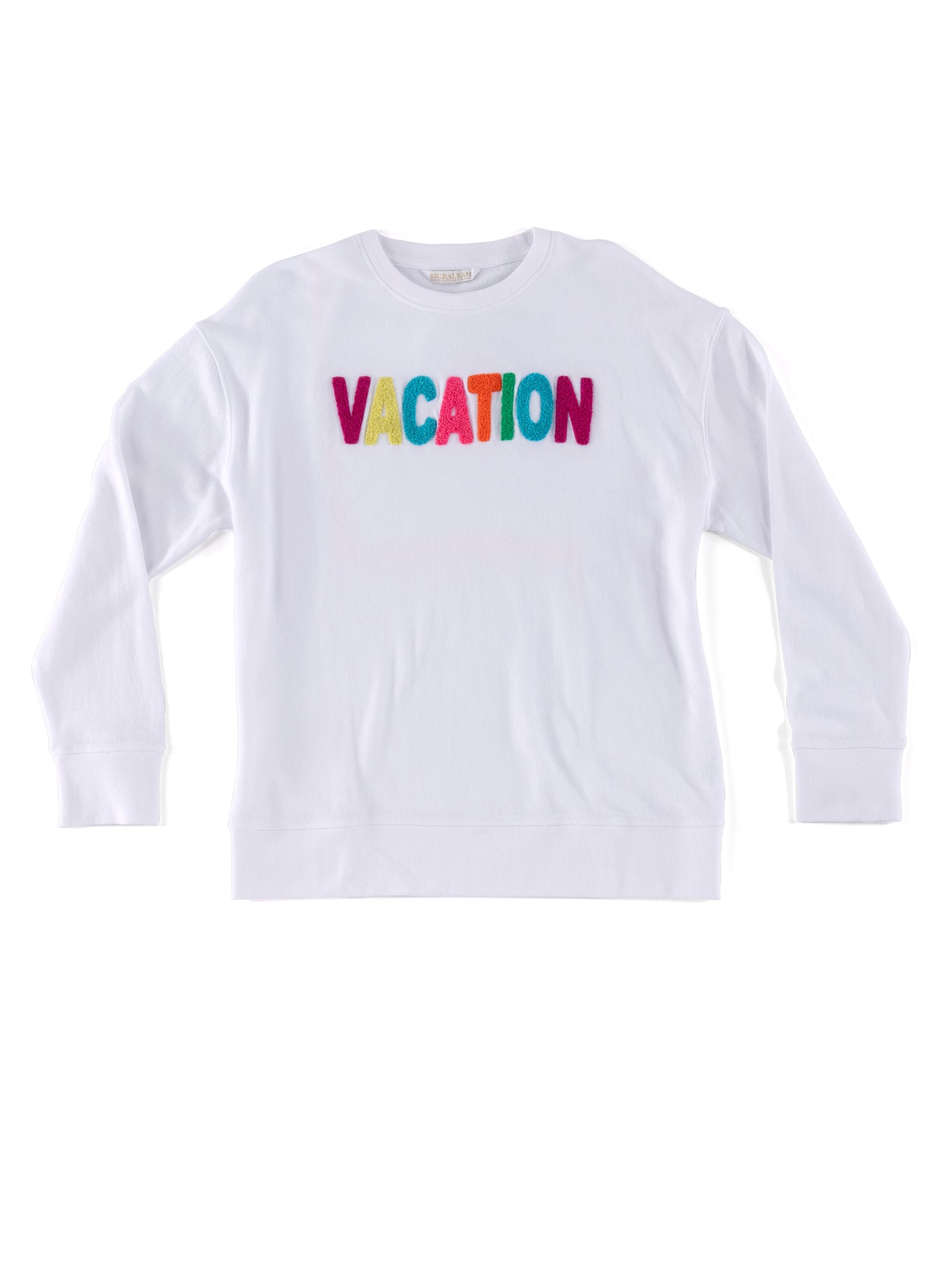 Shiraleah "Vacation" Sweatshirt, White