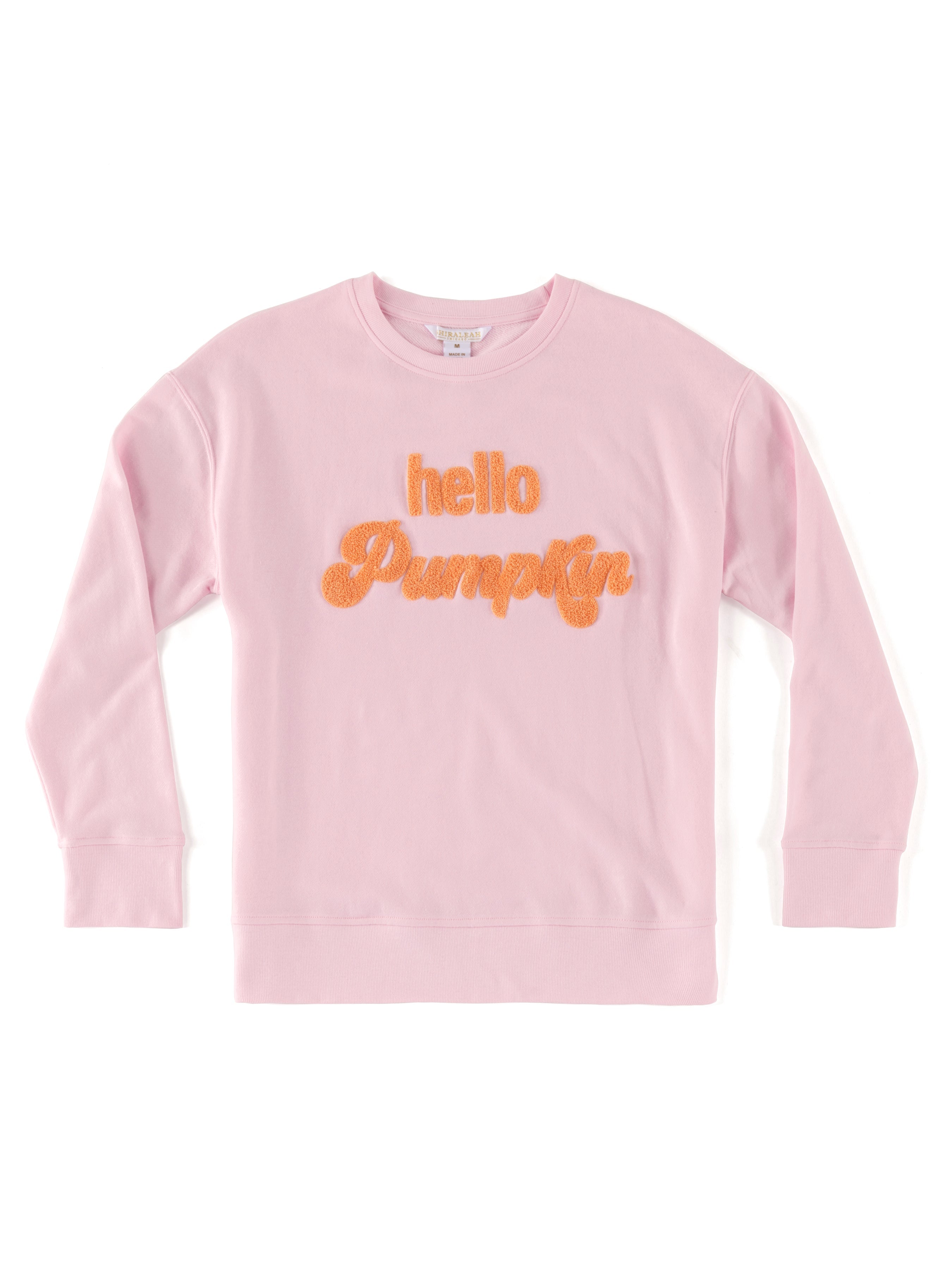 Shiraleah "Hello Pumpkin" Sweatshirt BLUSH