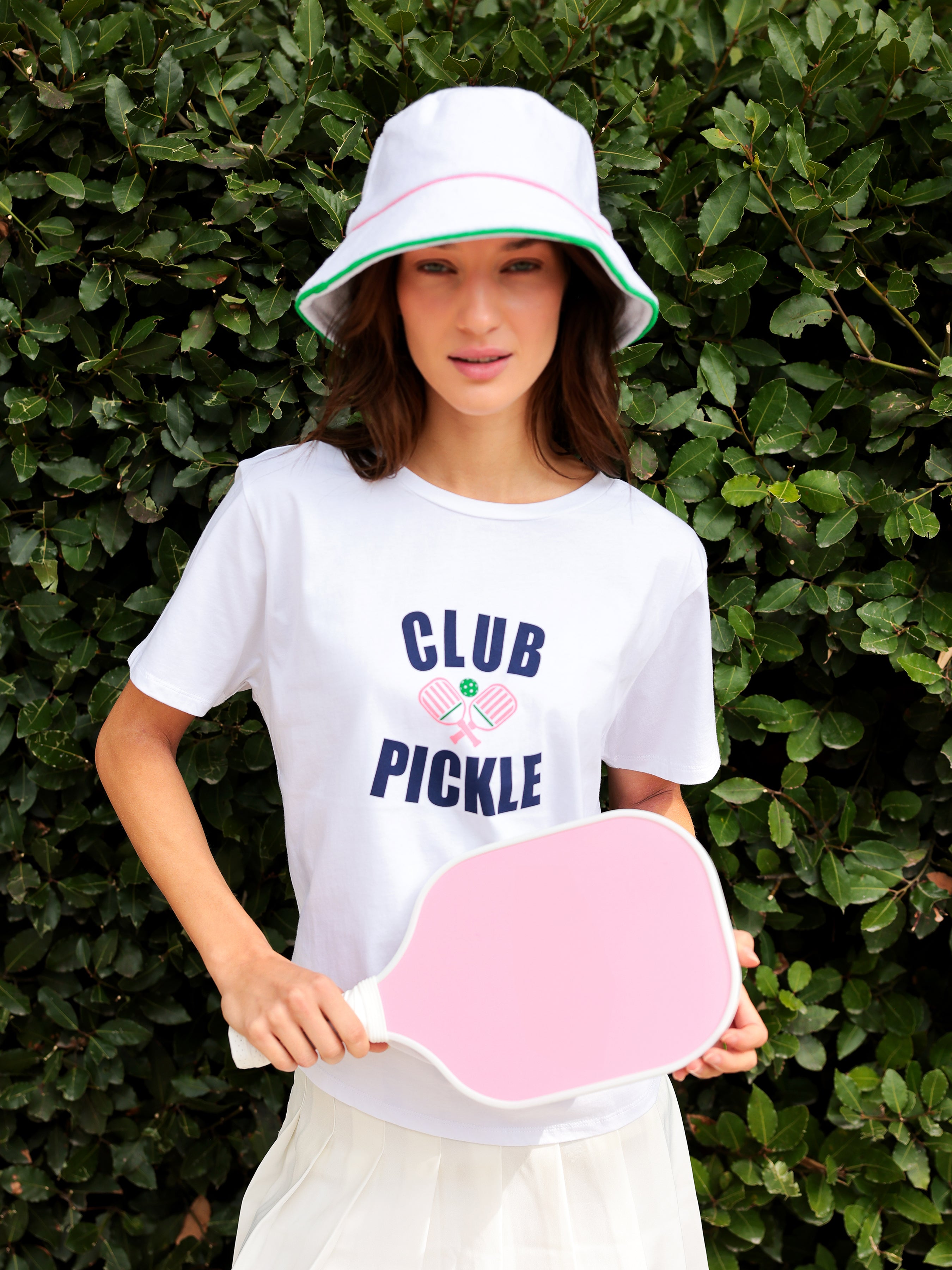 Shiraleah Assorted Set of 6 "Club Pickle" T-Shirts, White
