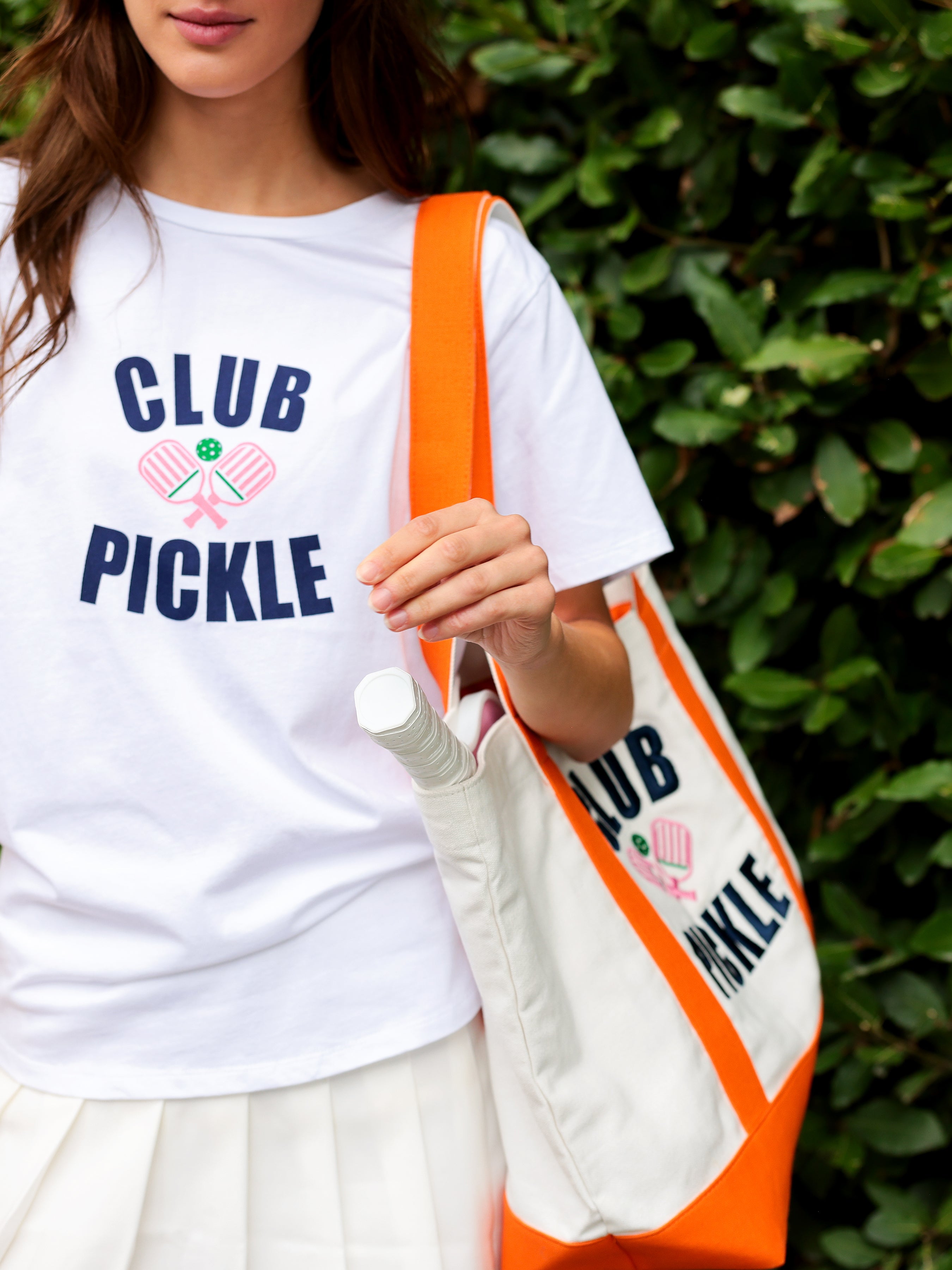 Shiraleah Assorted Set of 6 "Club Pickle" T-Shirts, White