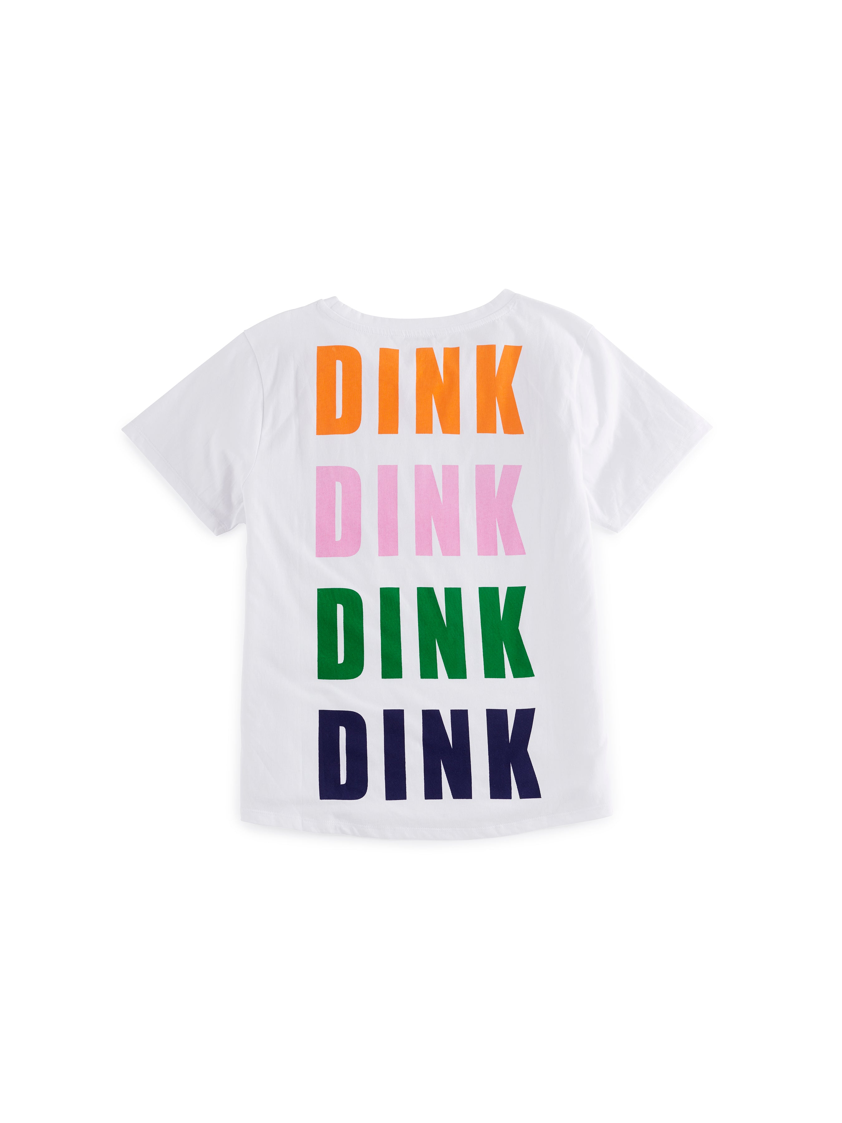 Shiraleah Assorted Set of 6 "Dink Dink Dink" T-Shirts, White