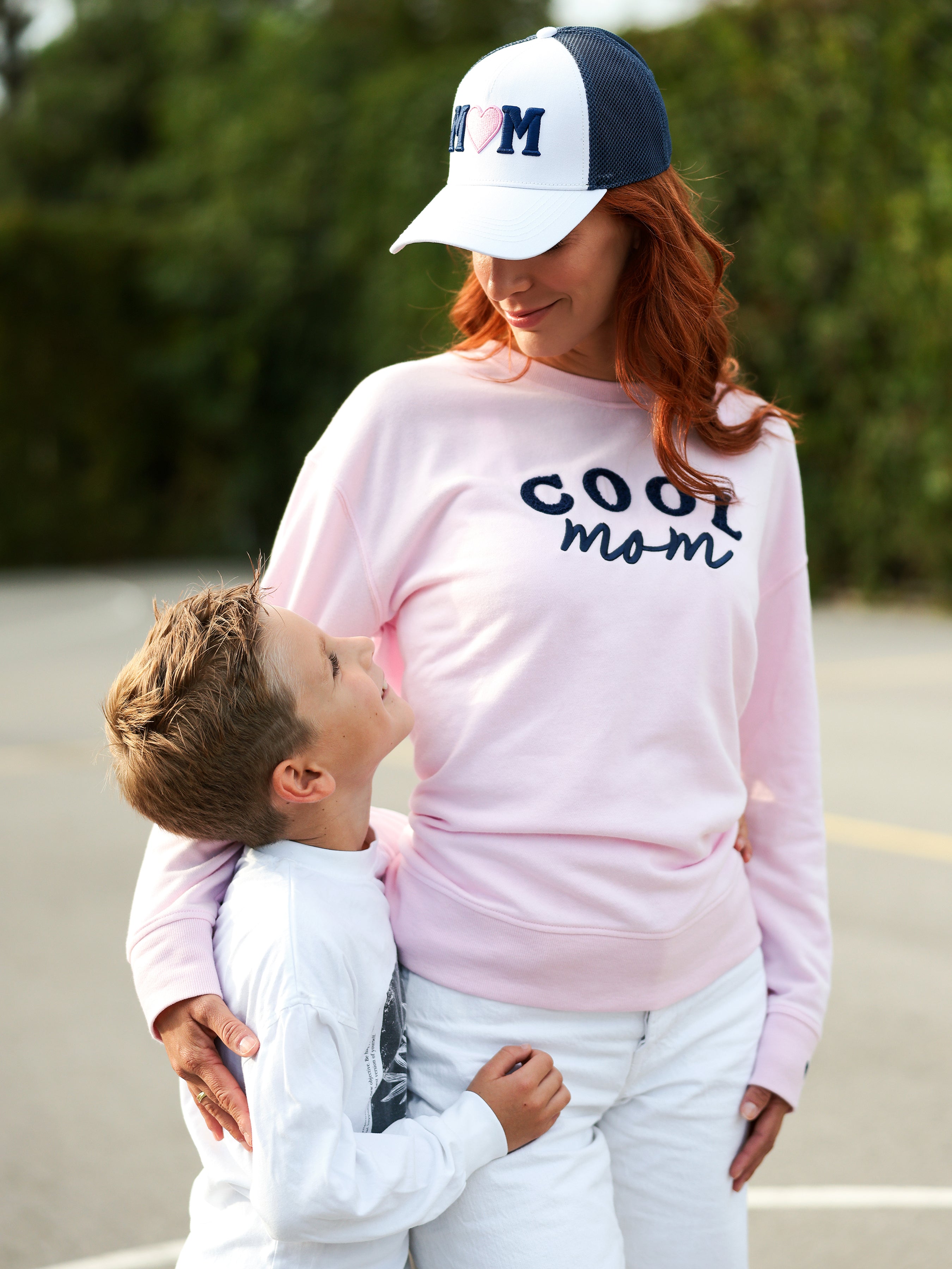 Shiraleah Assorted Set of 6 "Cool Mom" Sweatshirts, Pink
