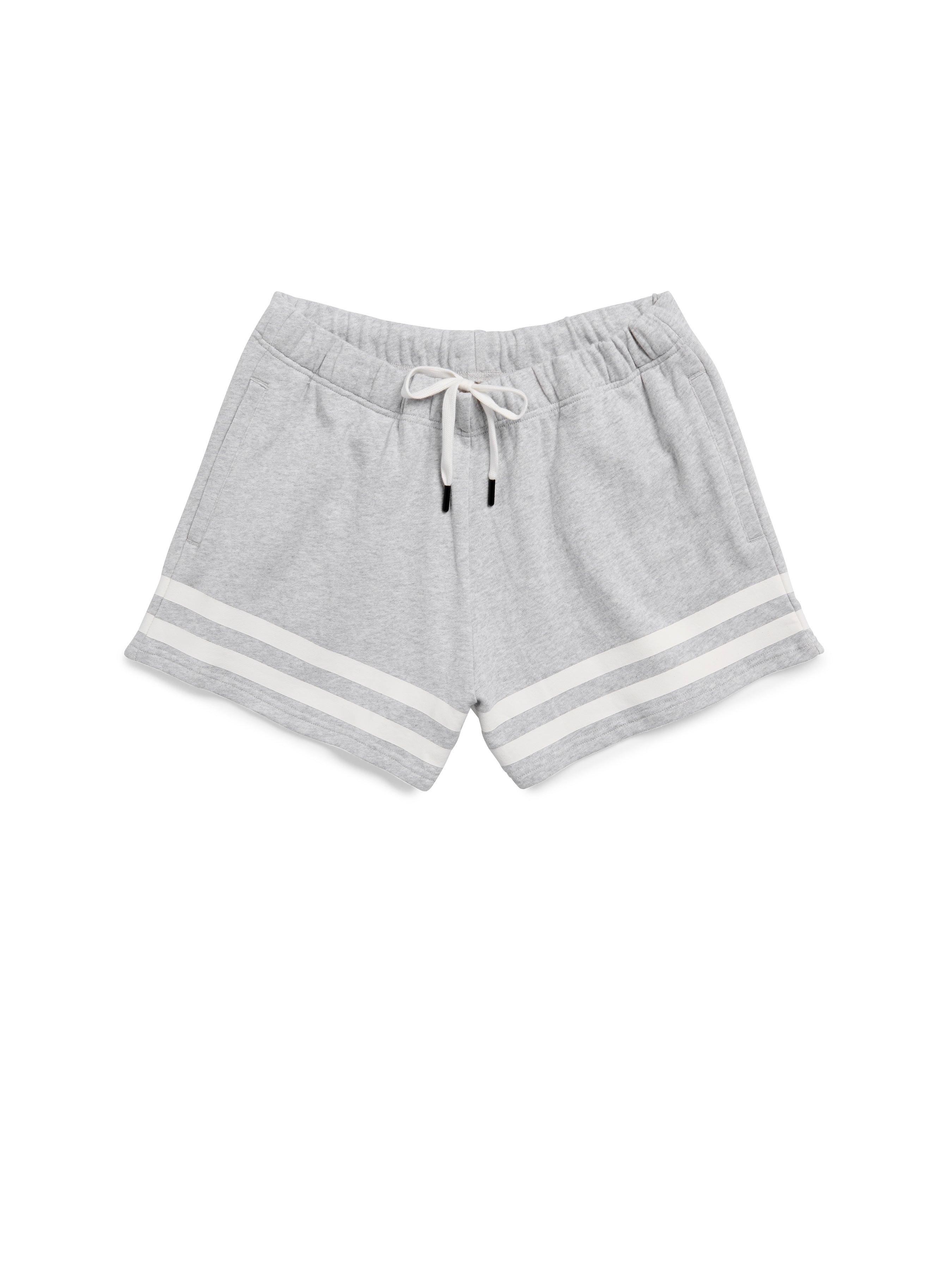 Shiraleah Assorted Set of 6 Stripe Shorts GREY
