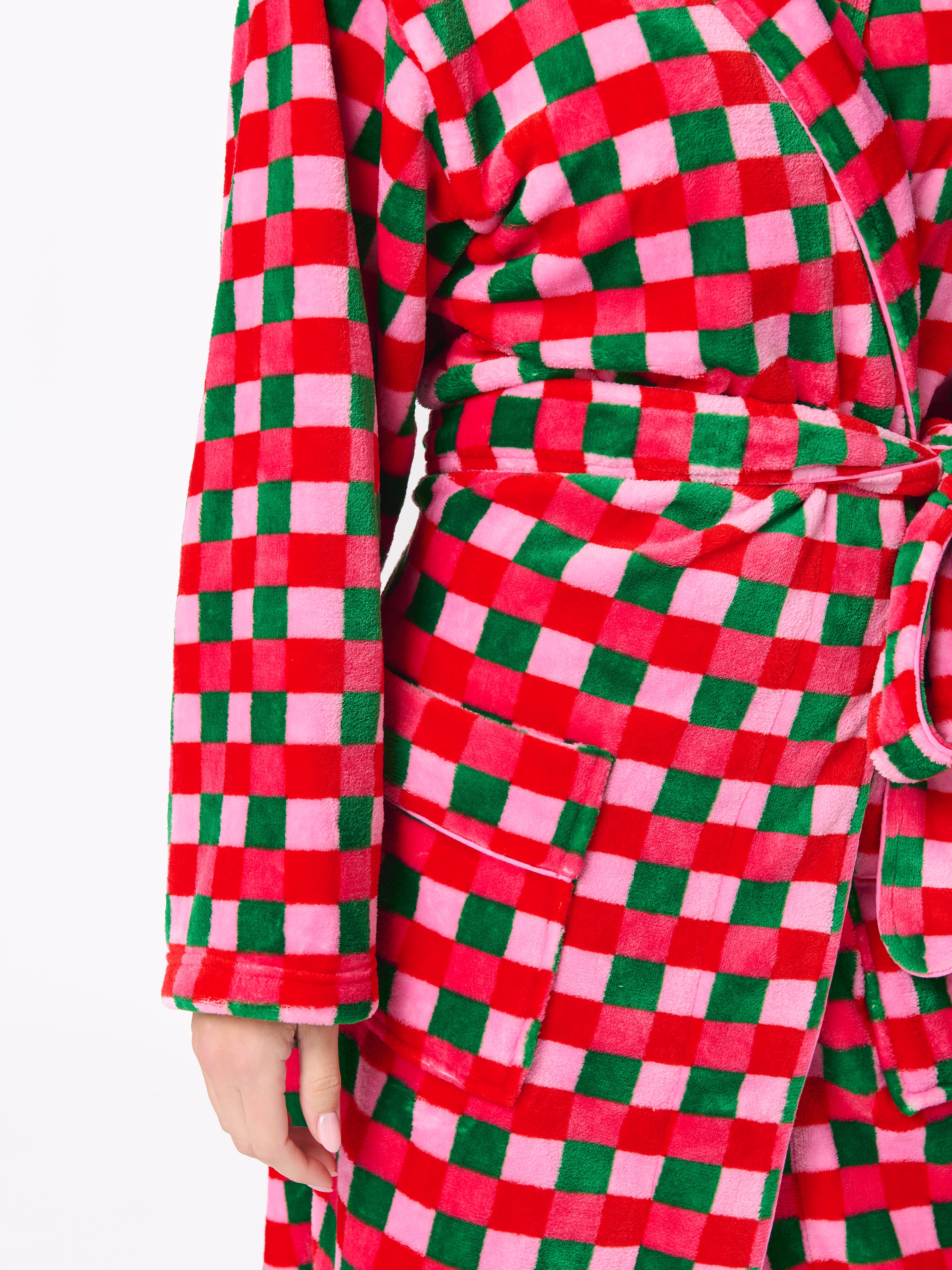 Shiraleah Checkered Robe, Multi
