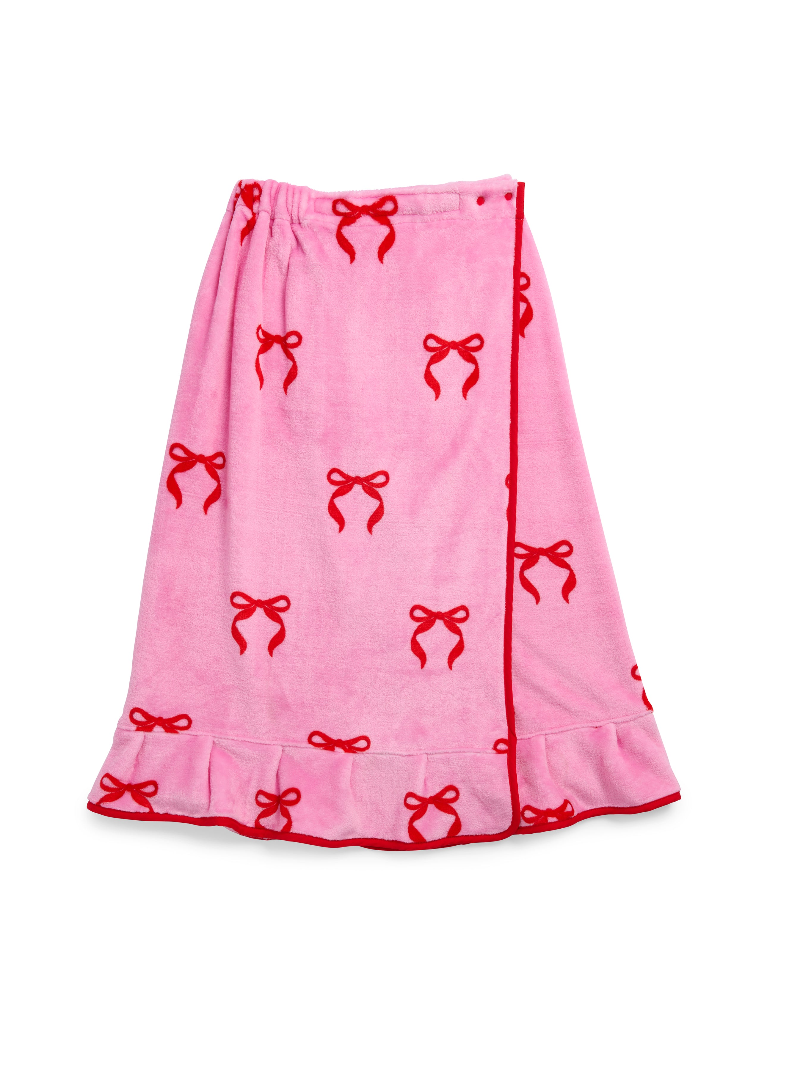 Shiraleah Bow Bath Wrap, Pink