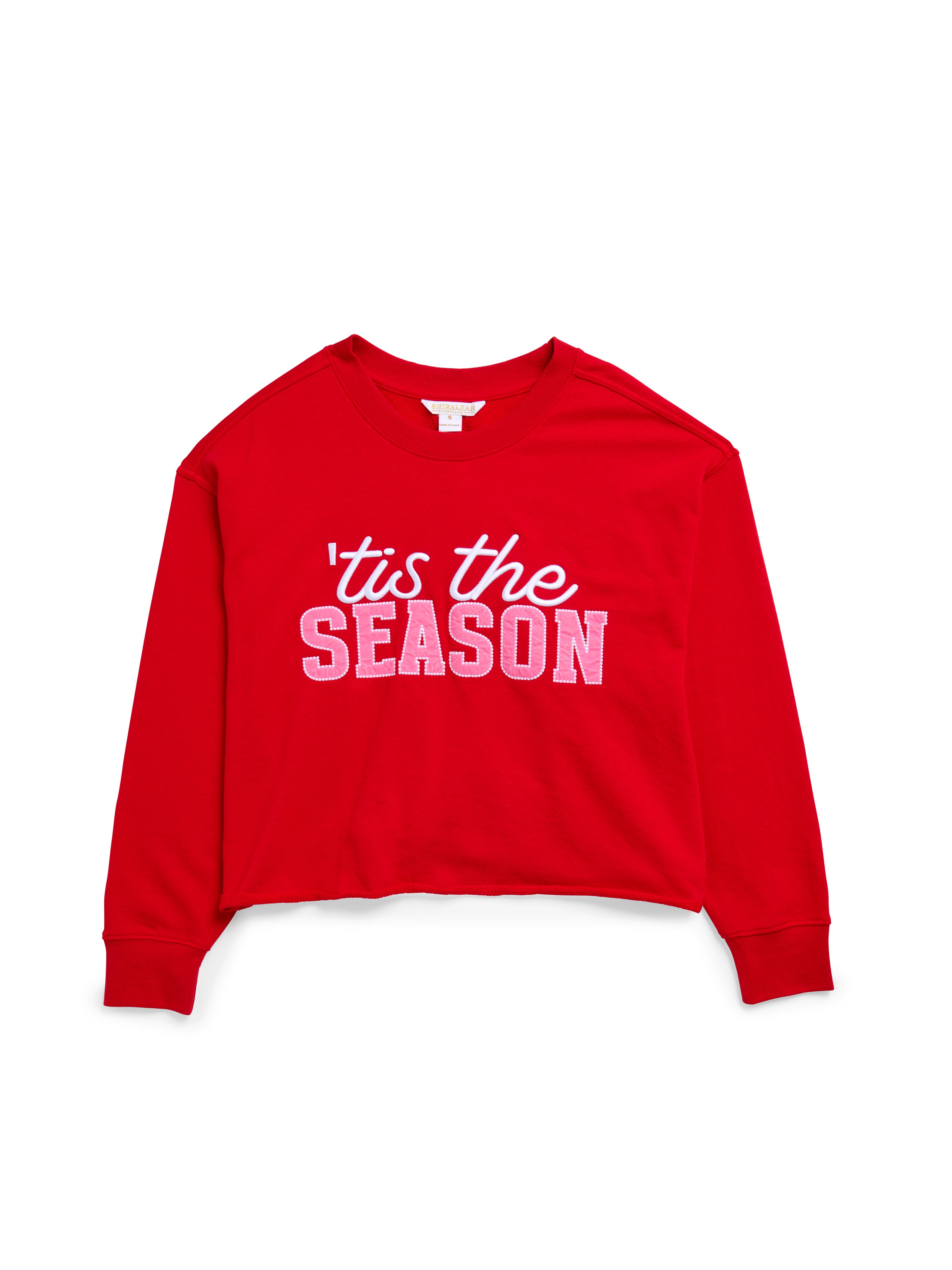 Shiraleah "Tis The Season" Lounge Sweatshirt, Red