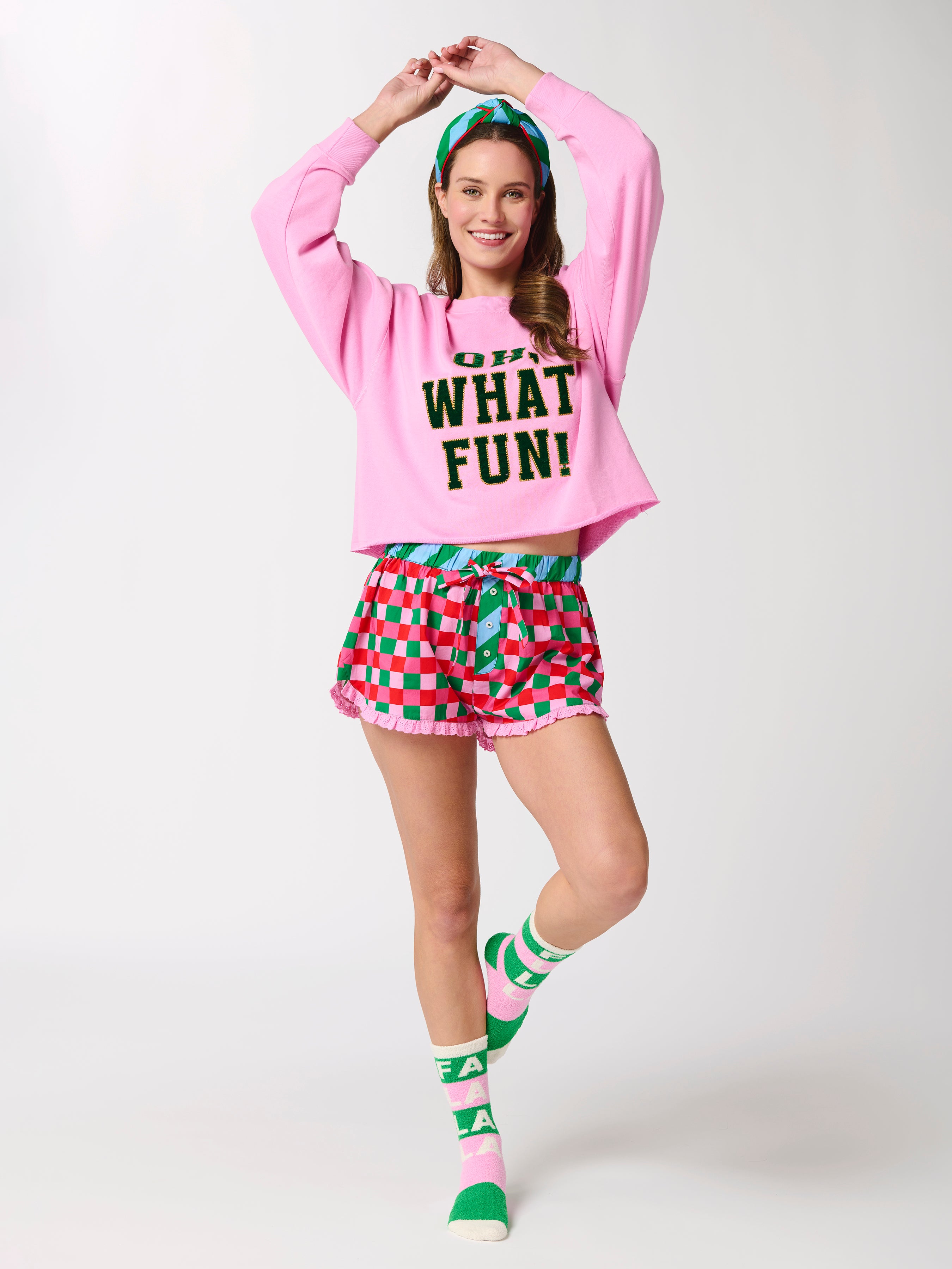 Shiraleah Checkered Boxer Short, Multi