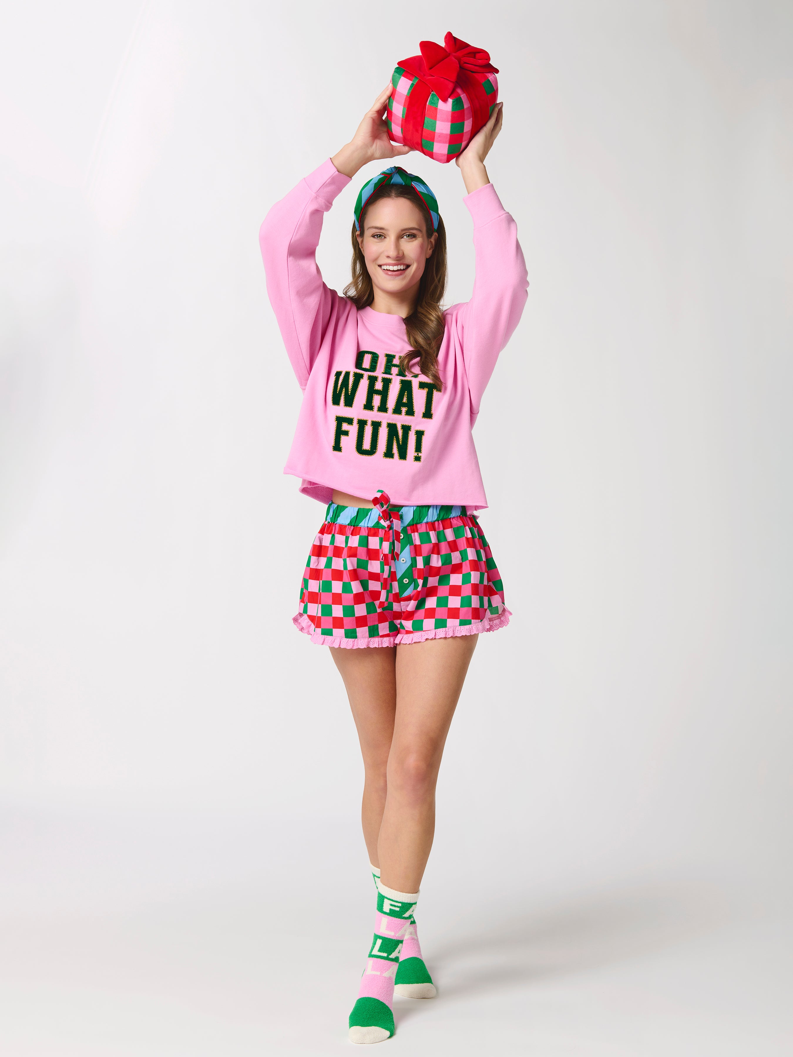 Shiraleah Checkered Boxer Short, Multi