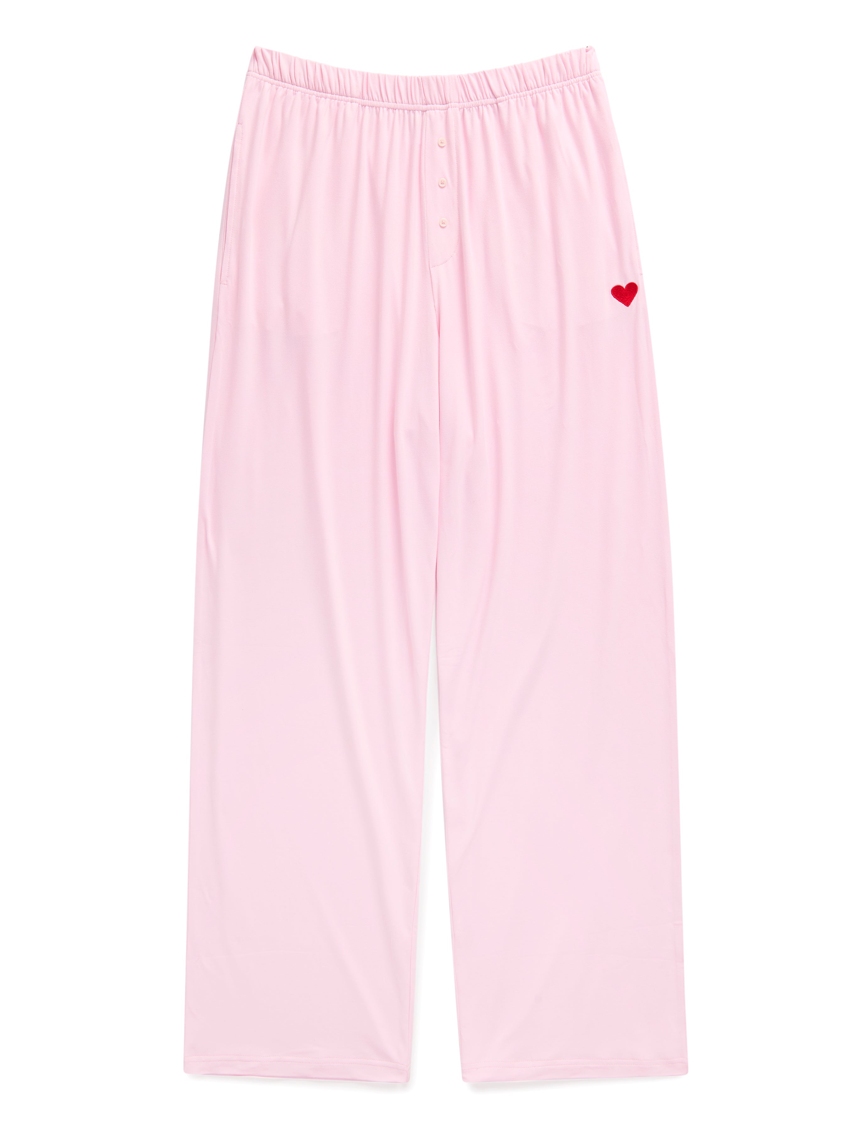 Shiraleah "Love" Ultra-Soft Jersey Knit PJ Set, Blush SMALL