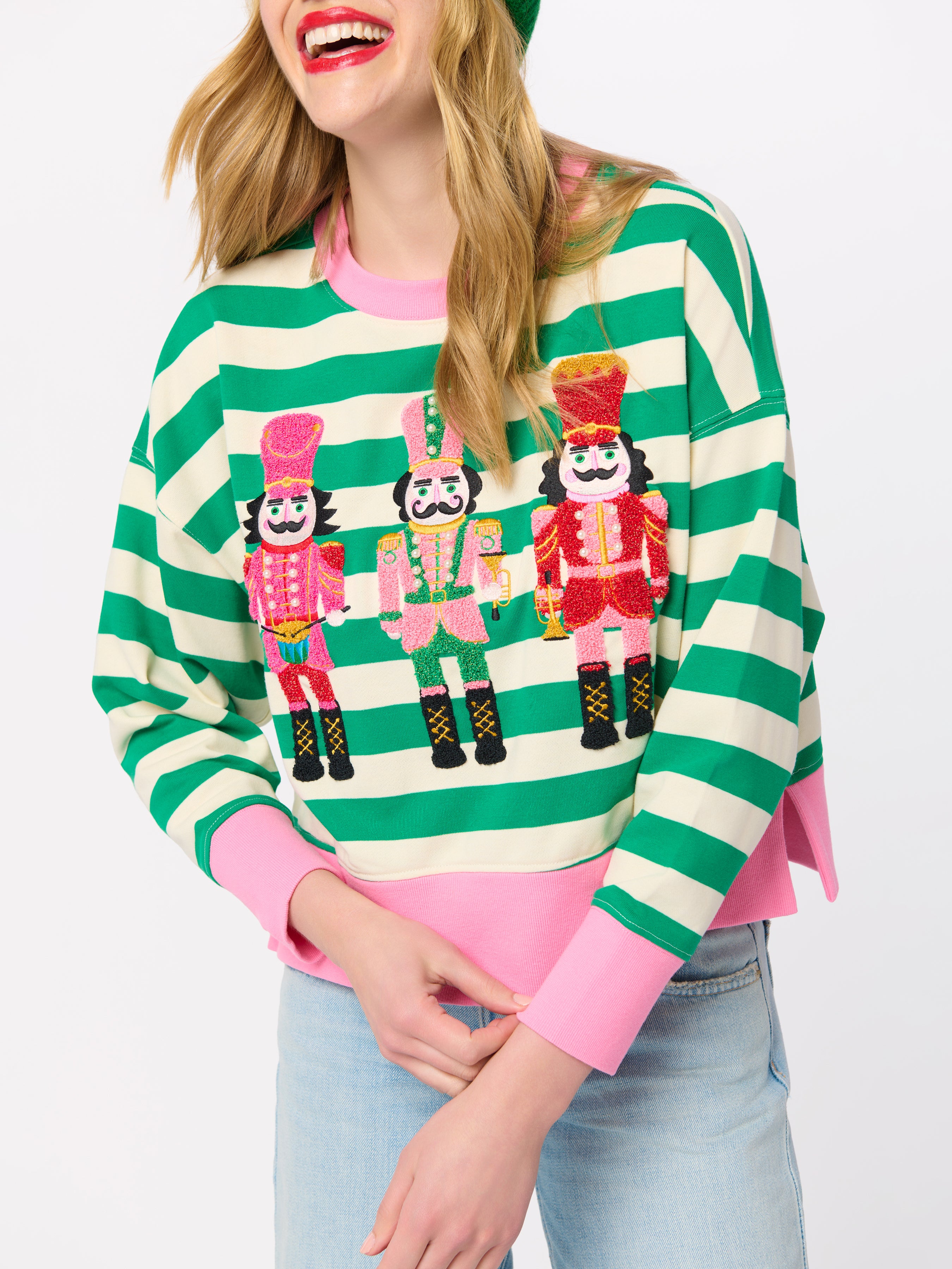 Shiraleah Nutcrackers Relaxed Sweatshirt, Multi MULTI / EXTRA SMALL