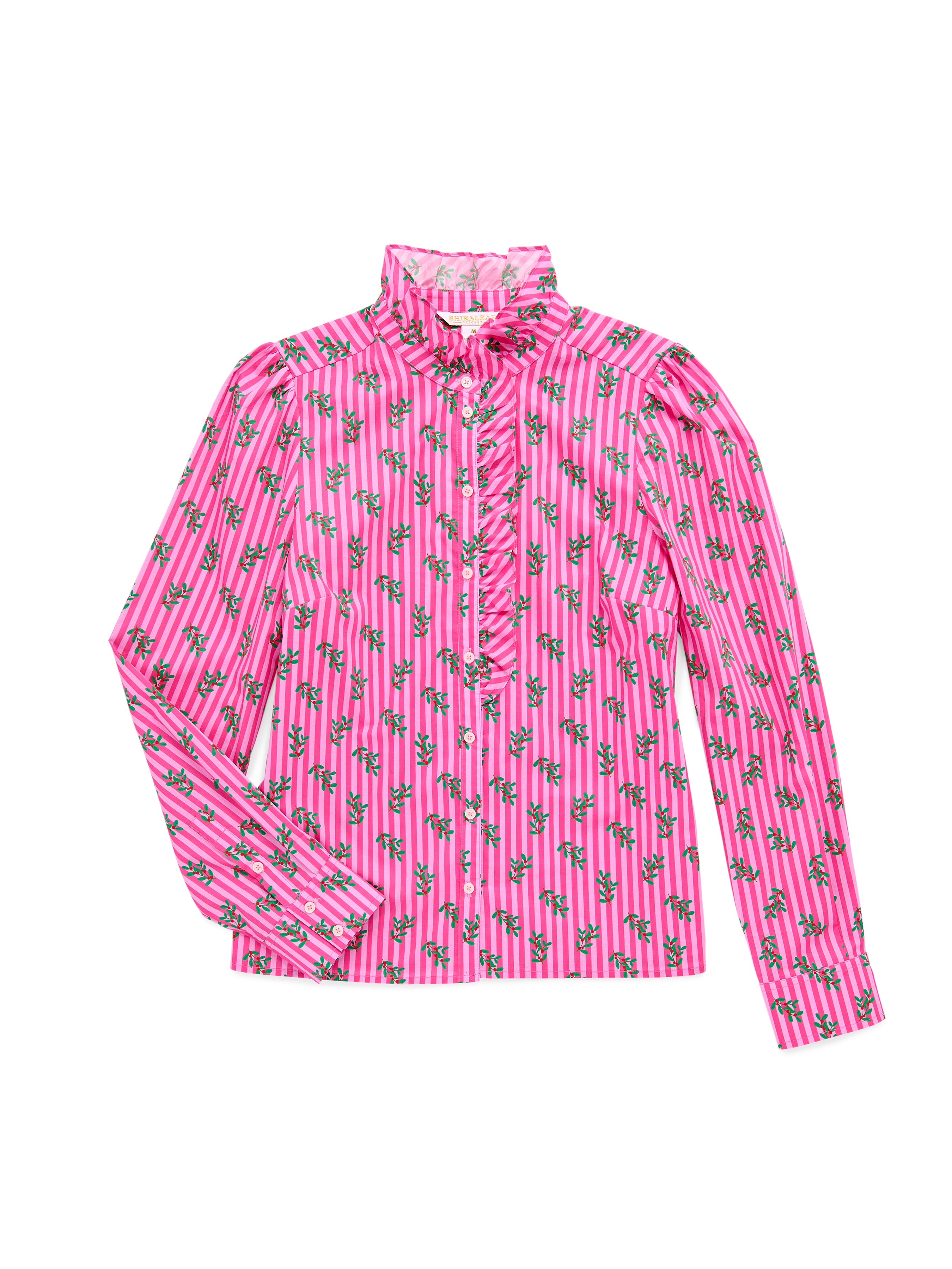Shiraleah Holly Ruffle Blouse, Pink PINK / EXTRA SMALL