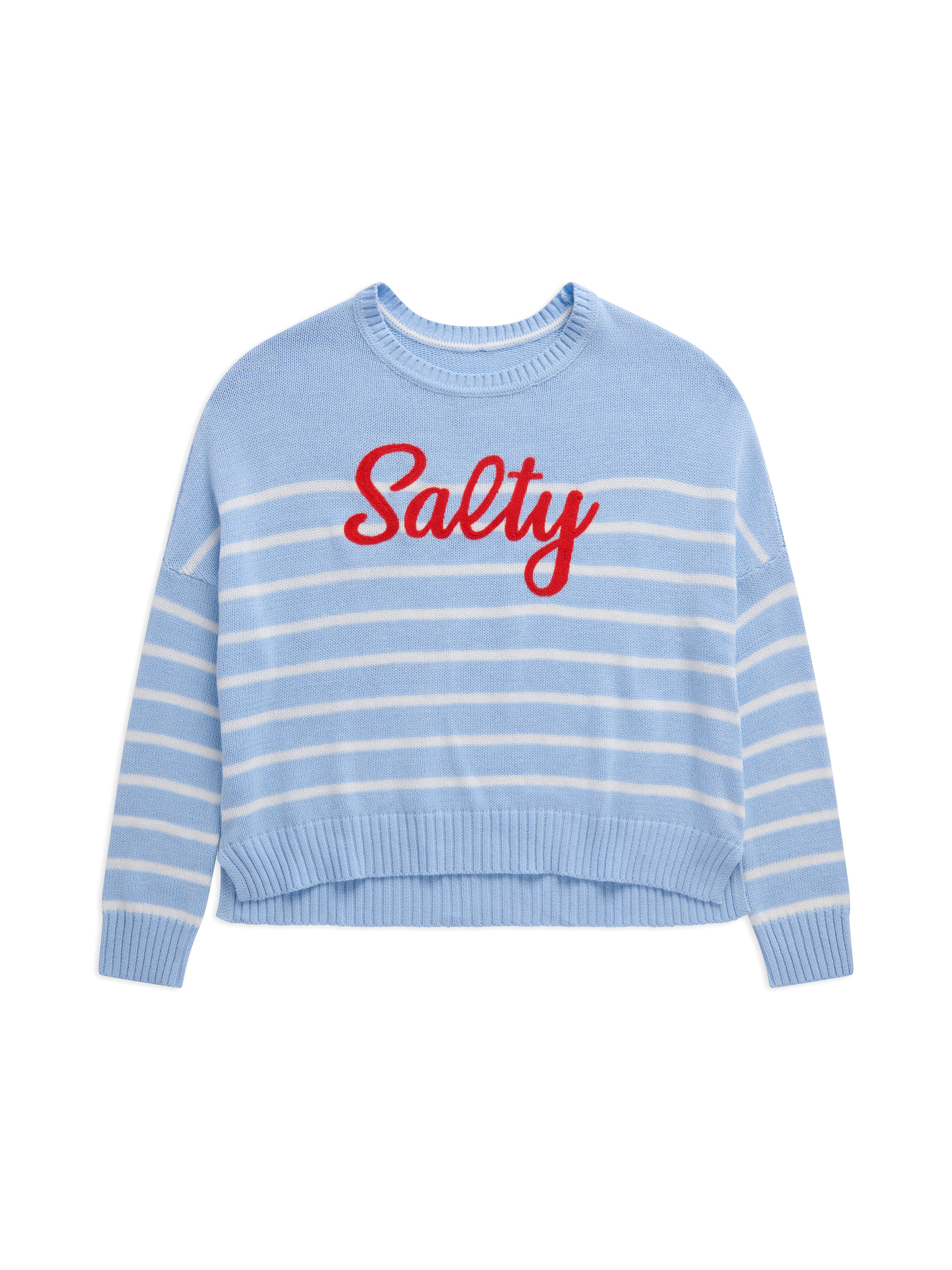 Shiraleah Assorted Set Of 7 "Salty" Relaxed Fashion Fit Sweaters BLUE