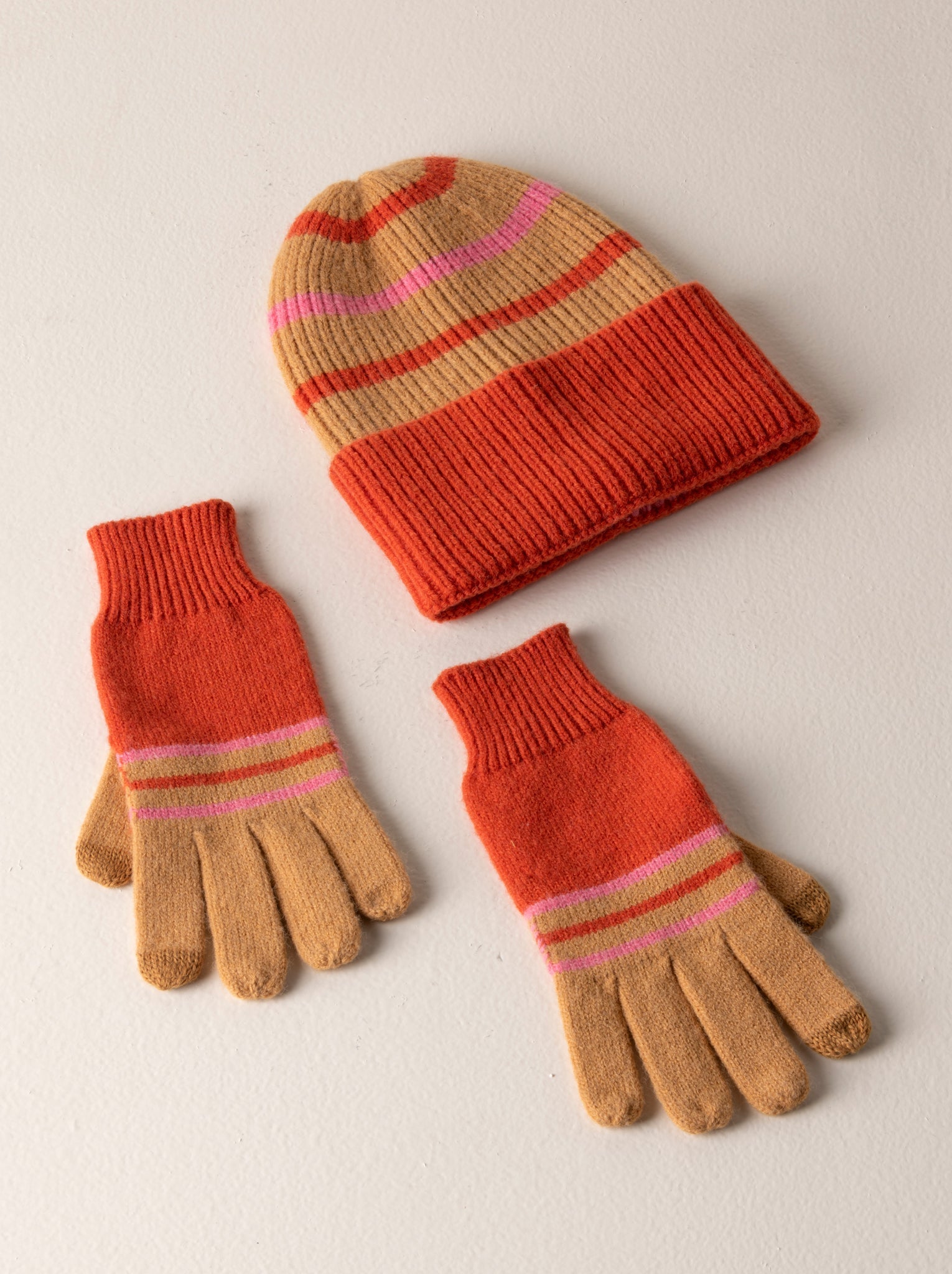 Shiraleah Rory Touchscreen Gloves, Rust
