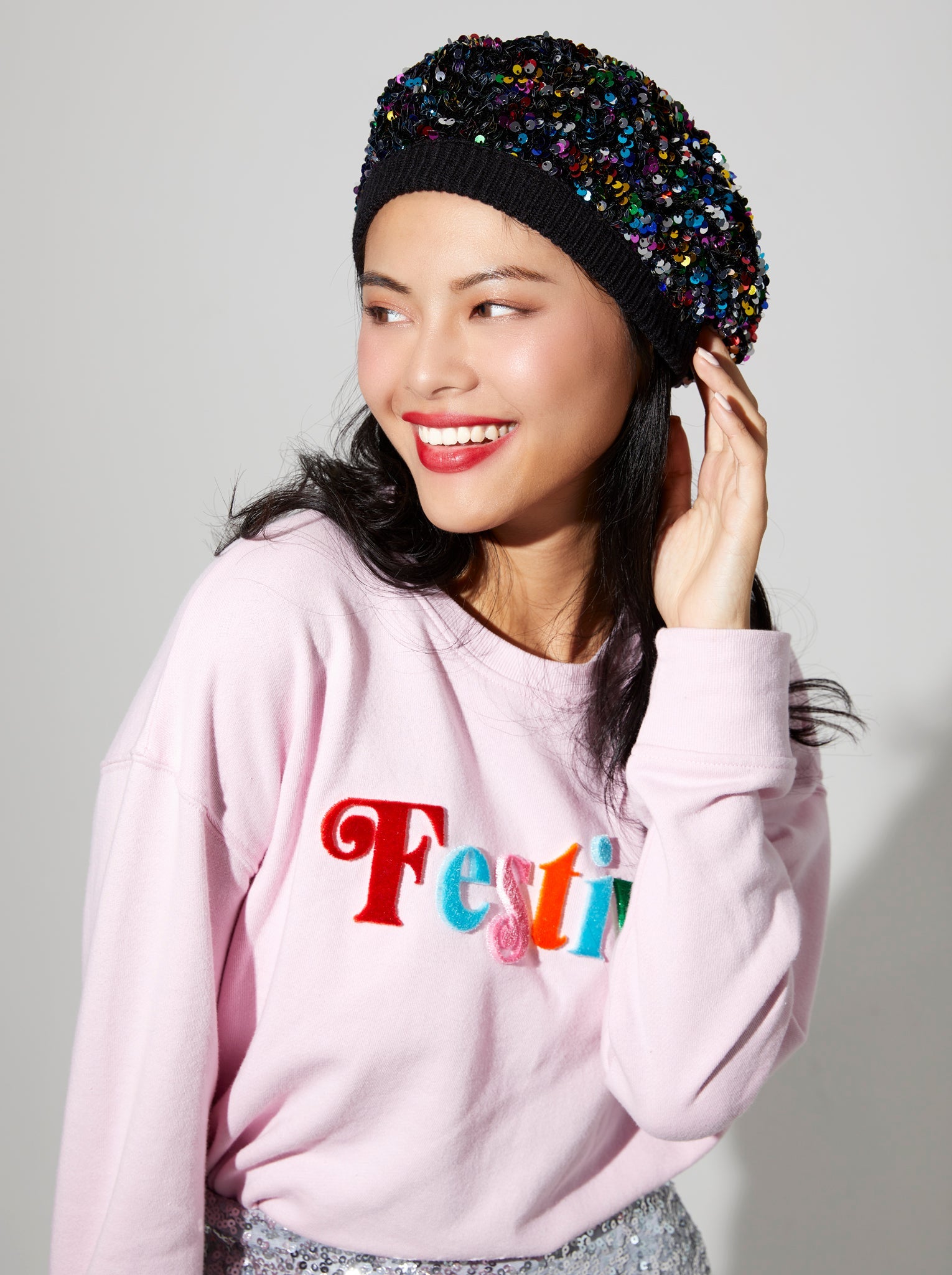 Shiraleah Fiesta Beret, Black