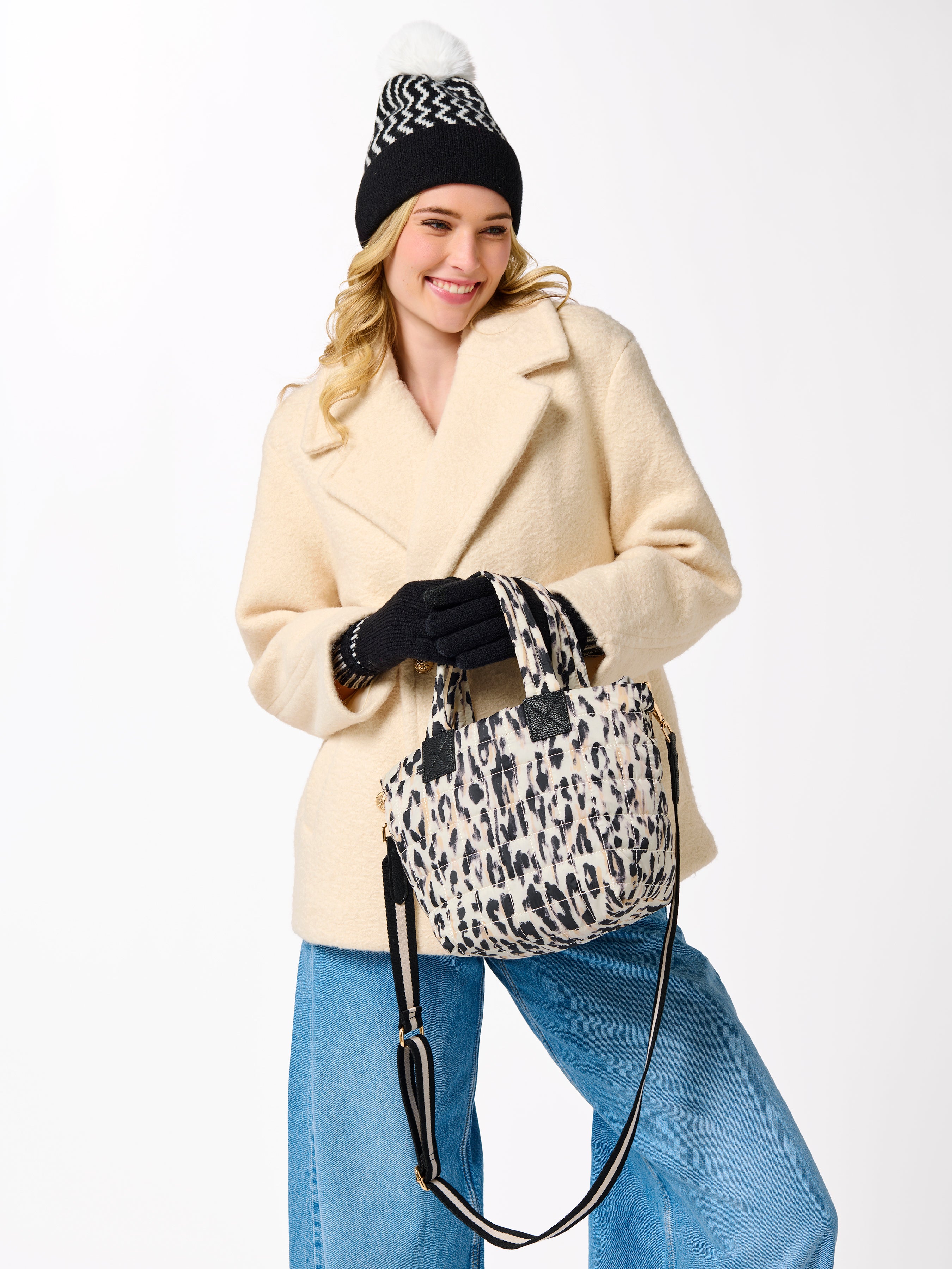 Shiraleah Ziggy Beanie BLACK