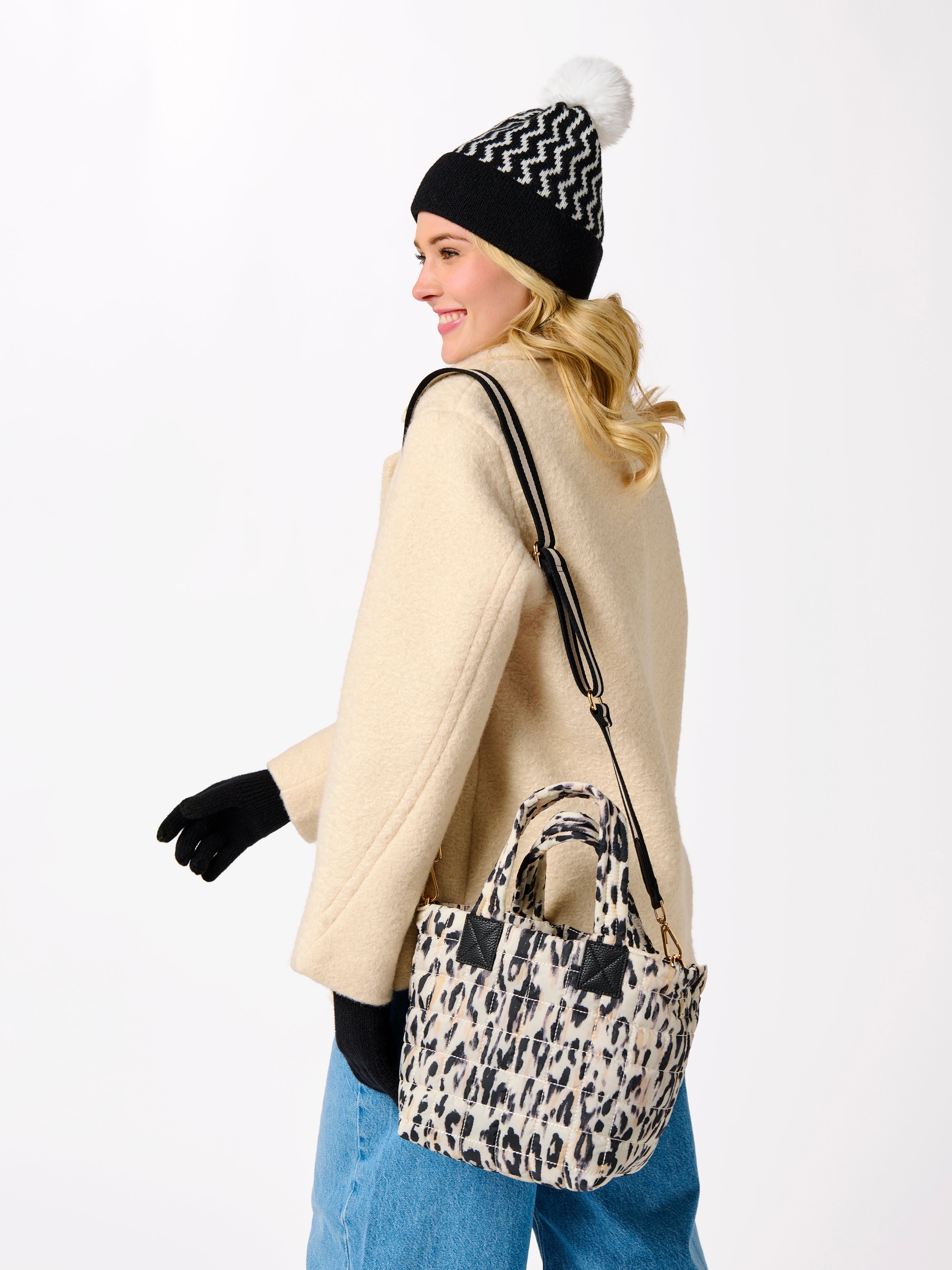 Shiraleah Ziggy Beanie BLACK