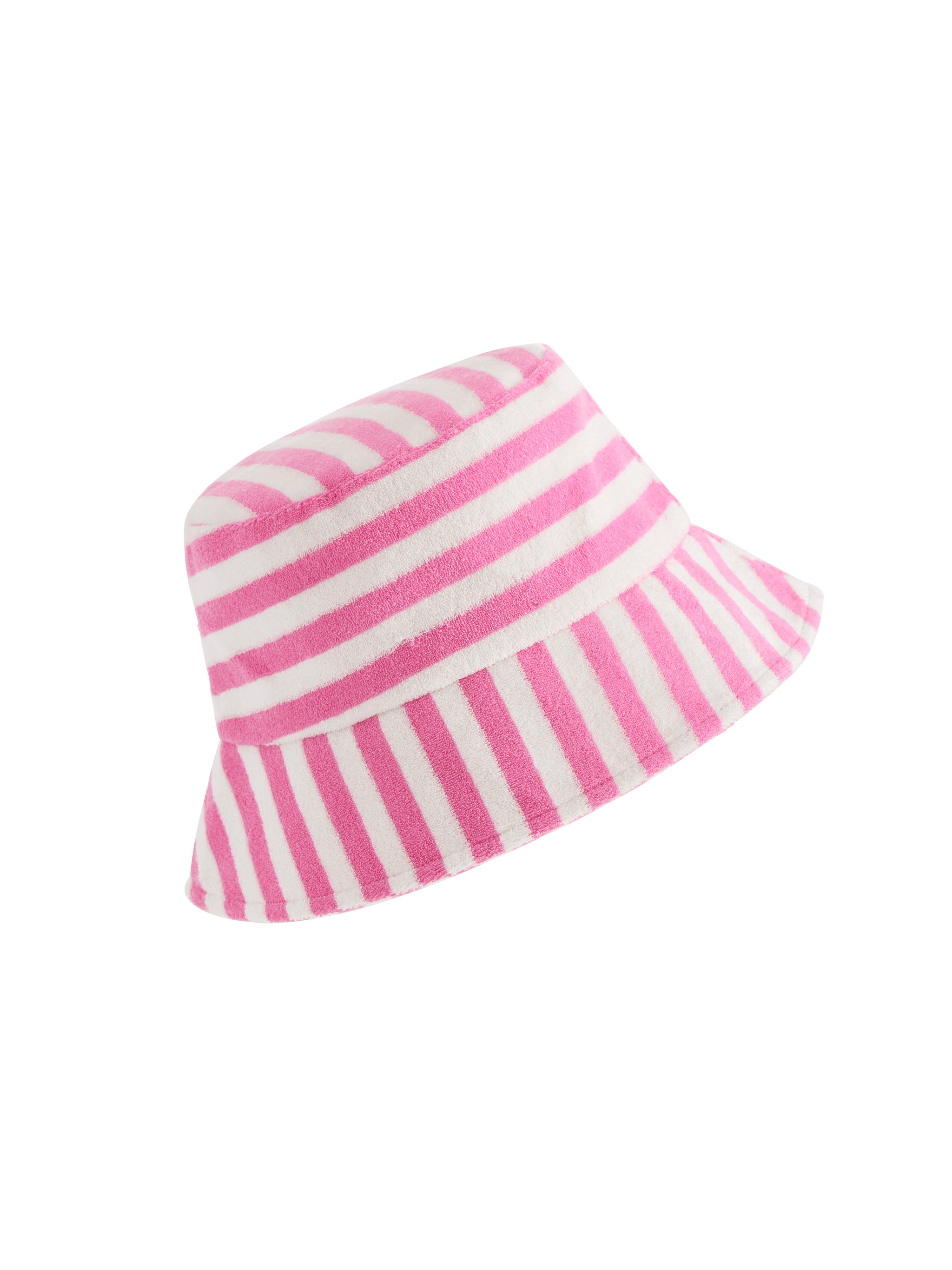 AMBA AMBA - Bucket Hat - striped pink brown