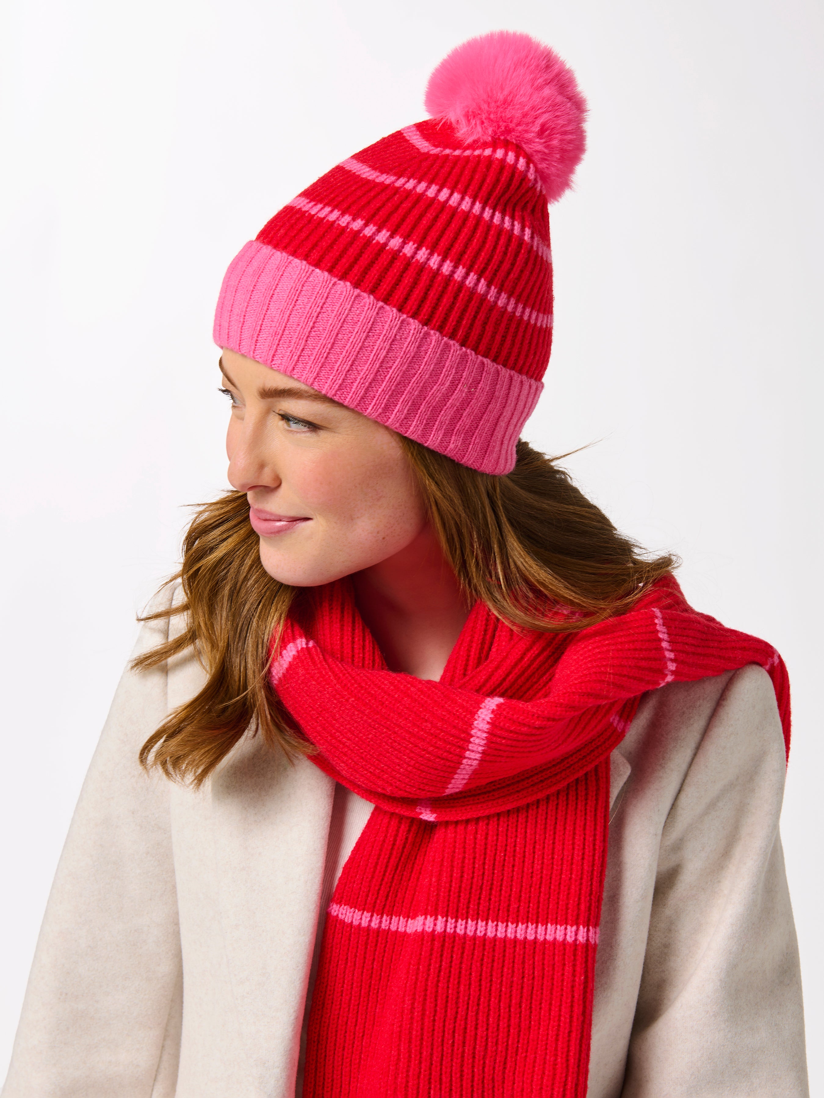 Shiraleah Allison Beanie RED