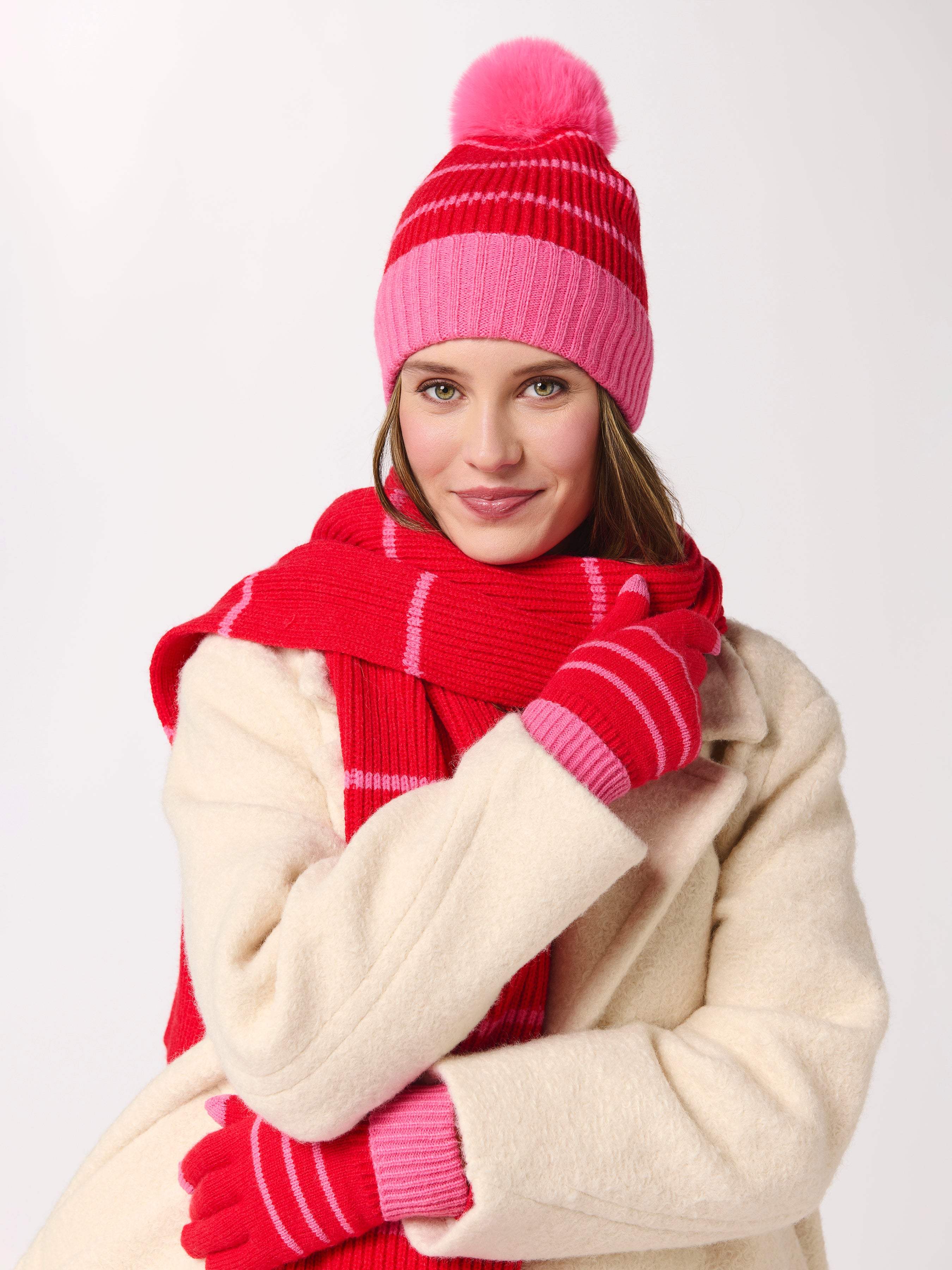 Shiraleah Allison Beanie RED