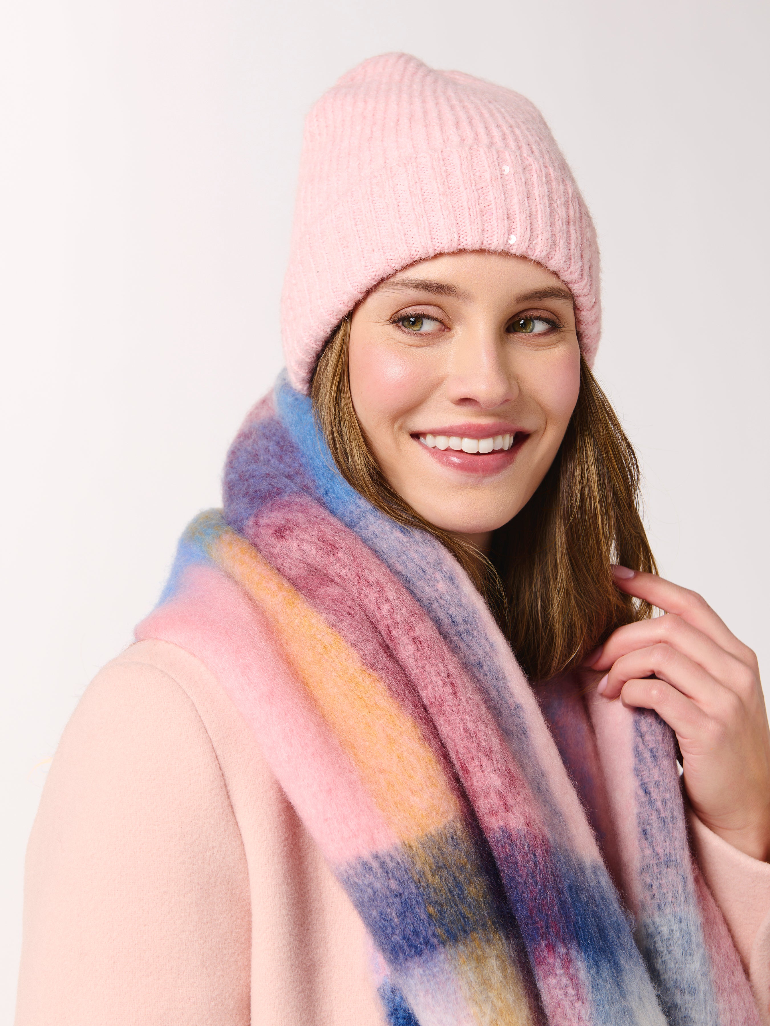 Shiraleah Arya Beanie BLUSH