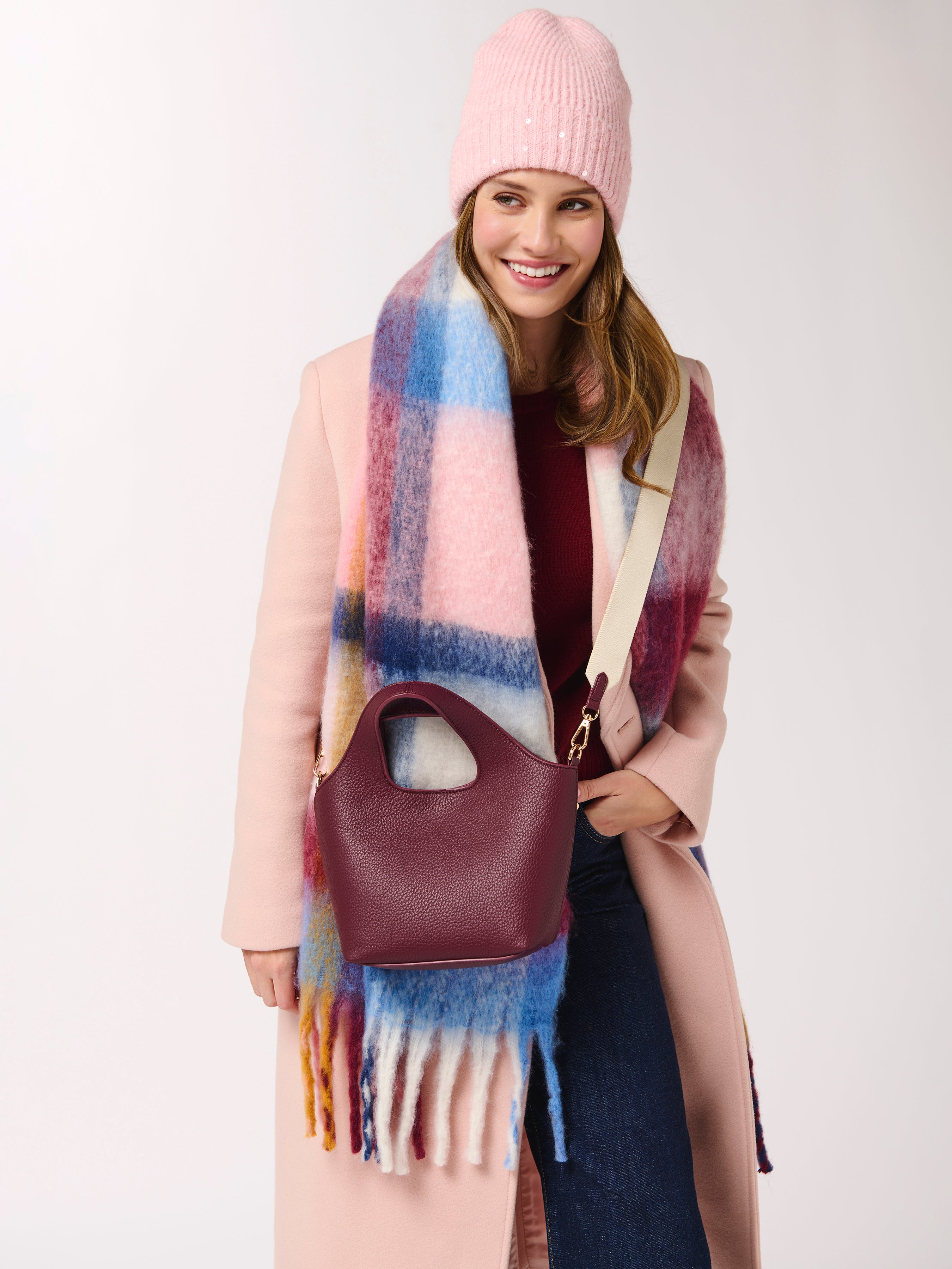 Shiraleah Arya Beanie BLUSH