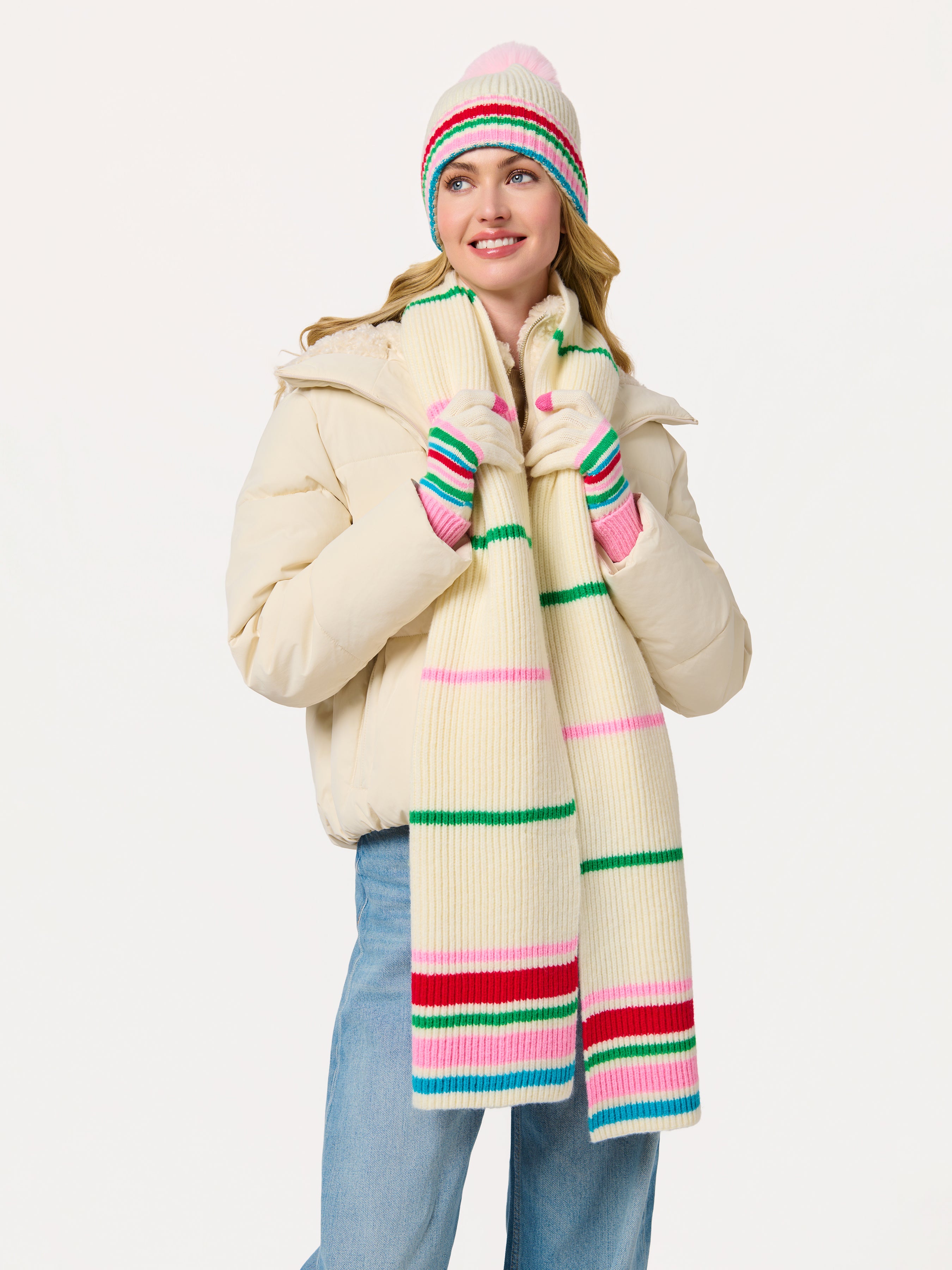 Shiraleah Elle Beanie IVORY / OS