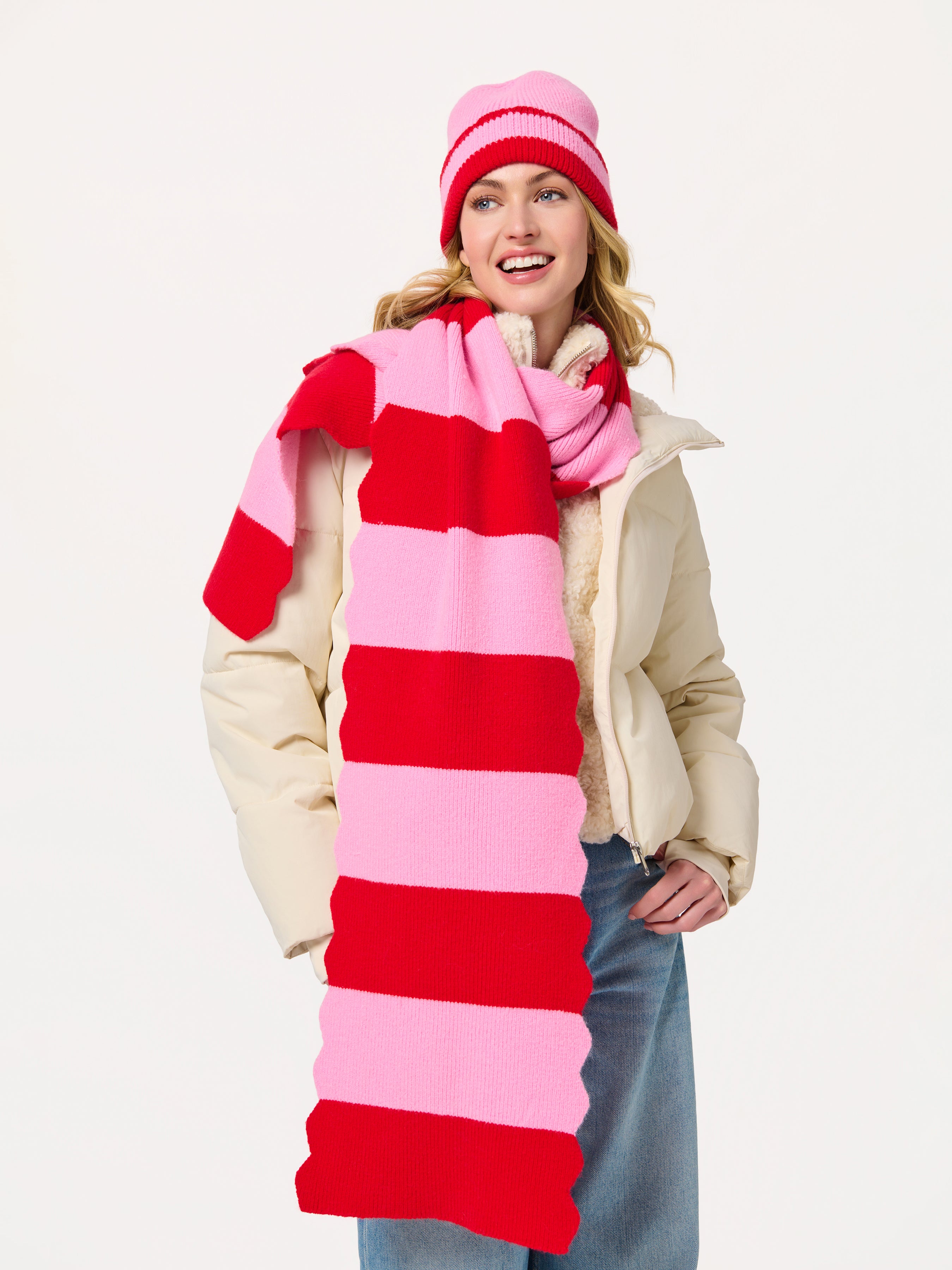 Shiraleah Scala Beanie RED / OS