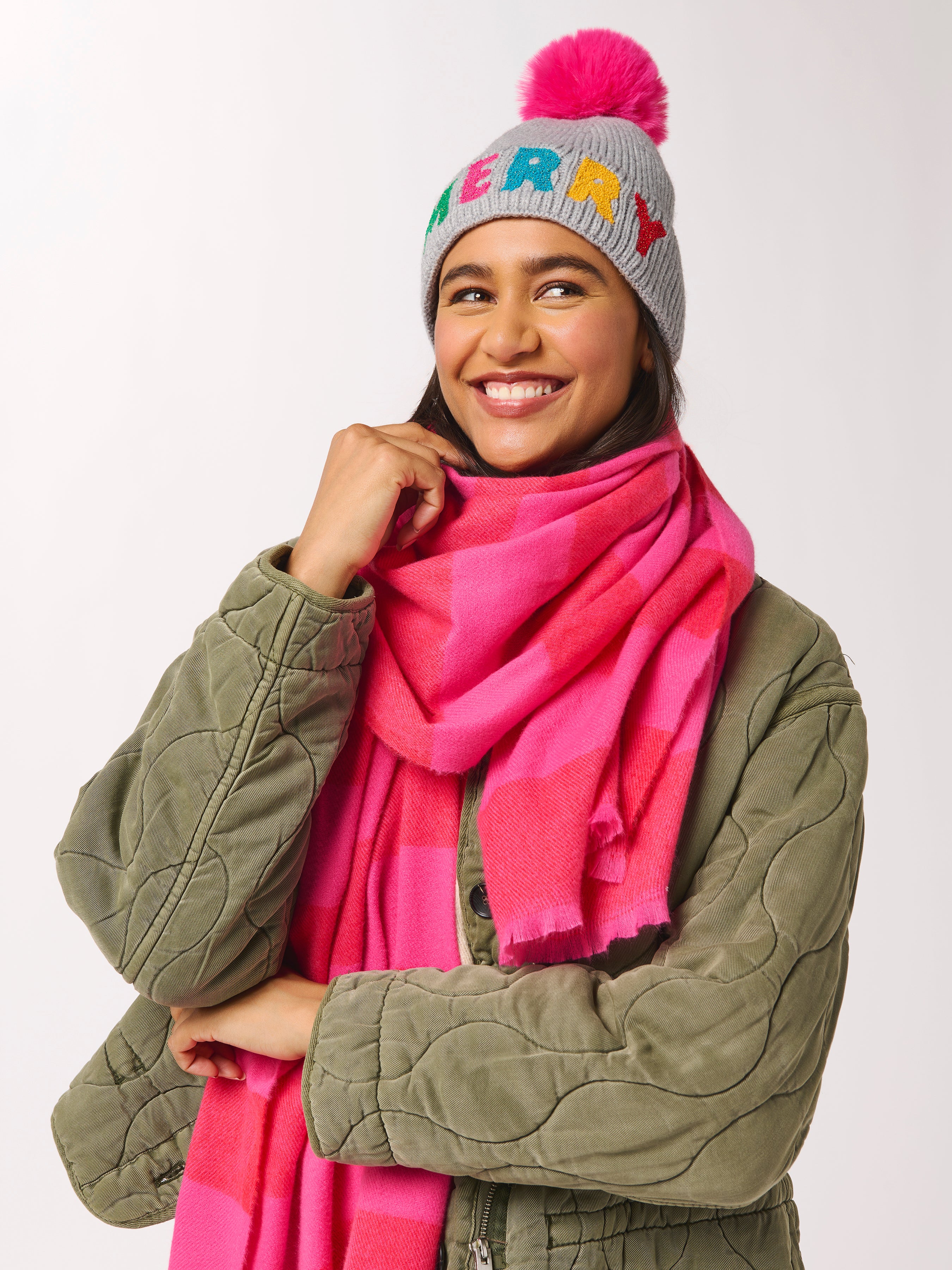 Shiraleah "Merry" Beanie, Grey