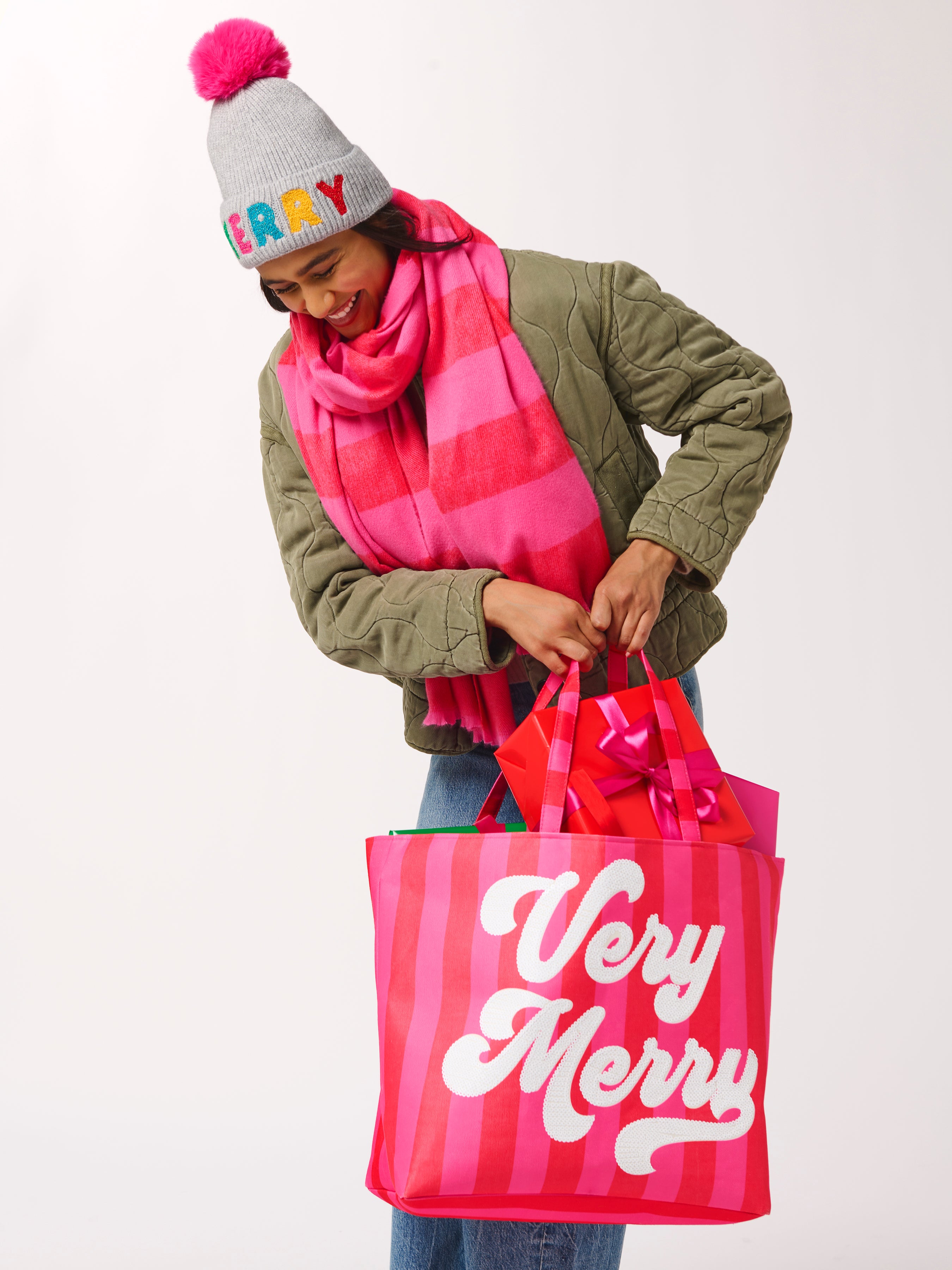 Shiraleah "Merry" Beanie, Grey