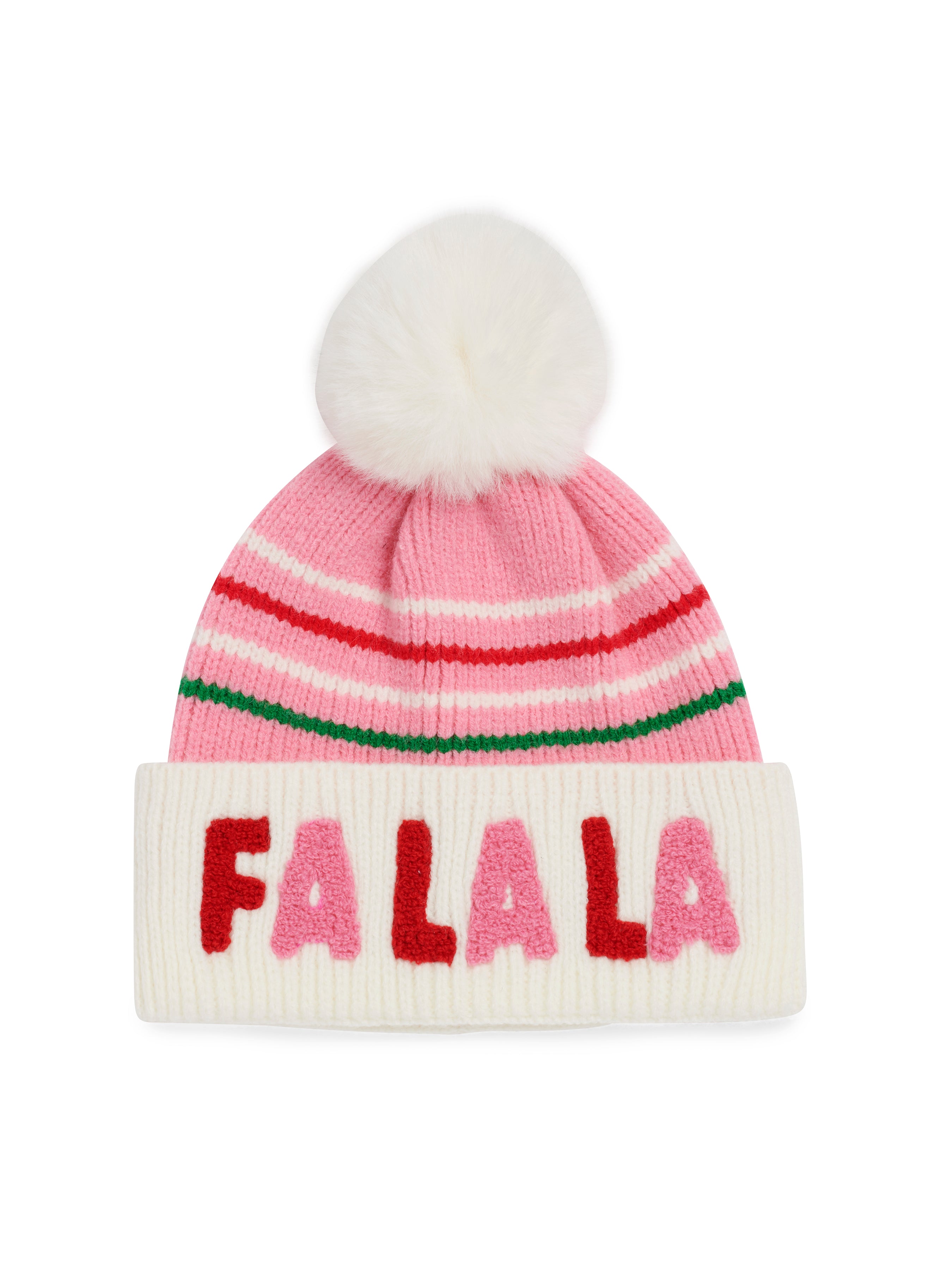 Shiraleah "Fa La La" Beanie, Blush