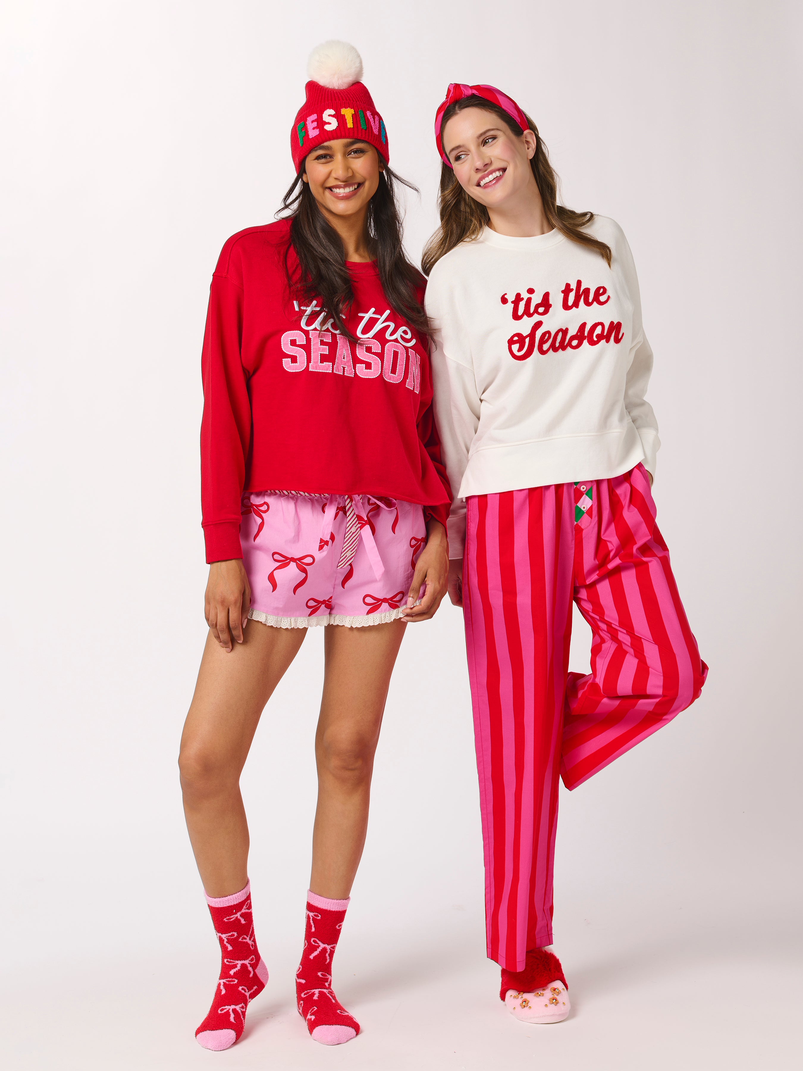 Shiraleah "Festive" Beanie, Red