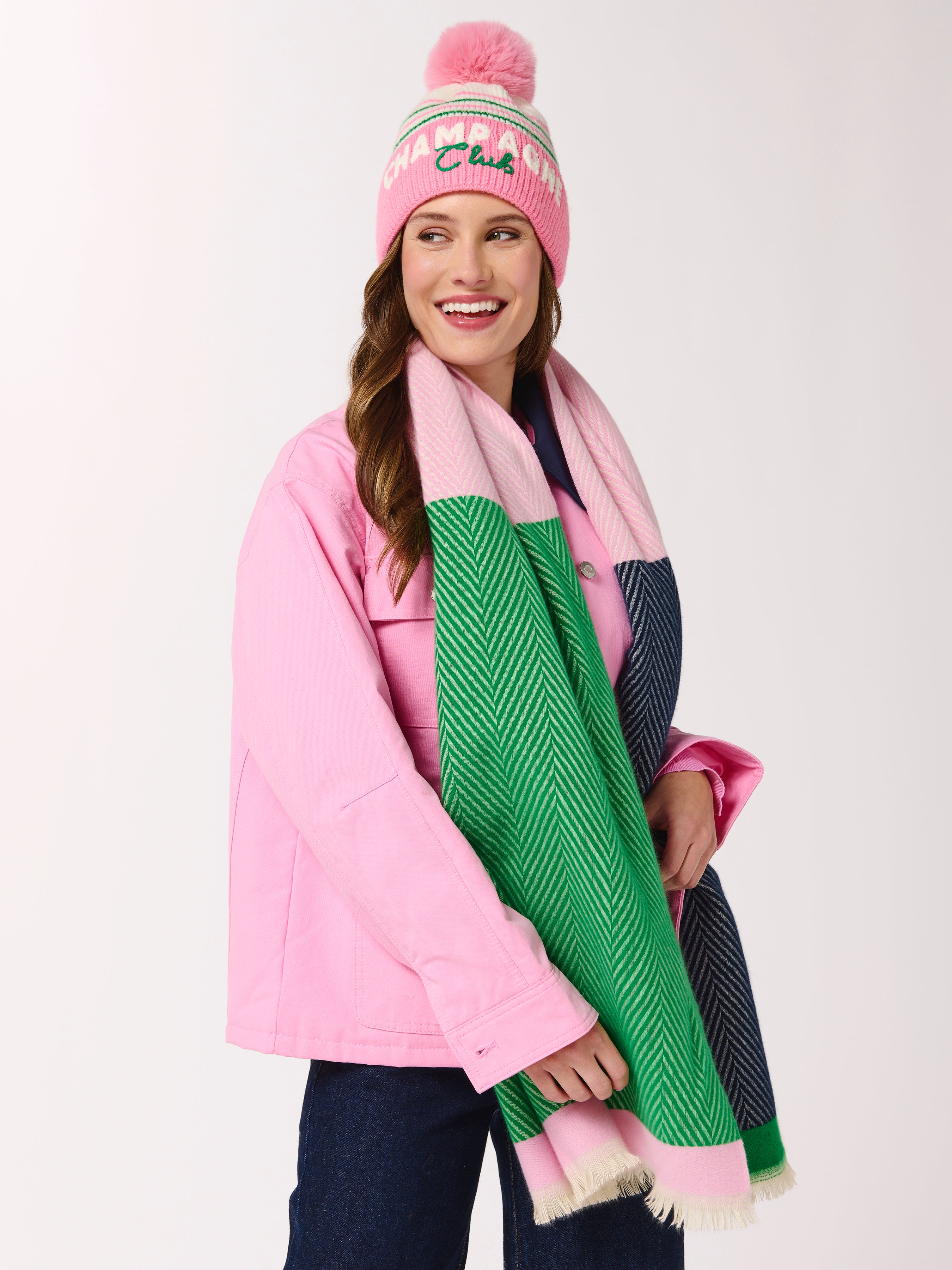 Shiraleah "Champagne Club" Beanie, Multi