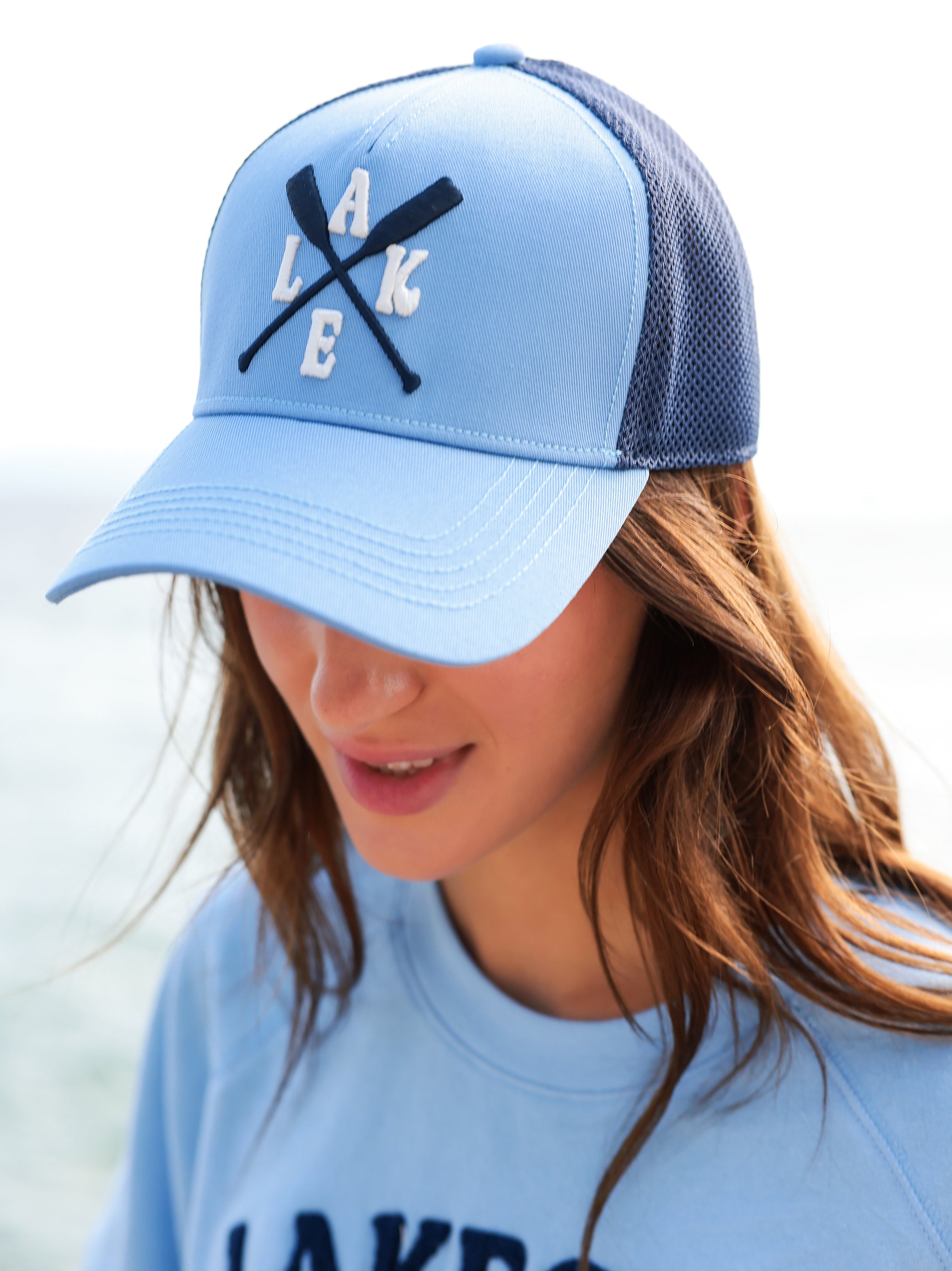 Shiraleah "Lake" Trucker Hat, Sky