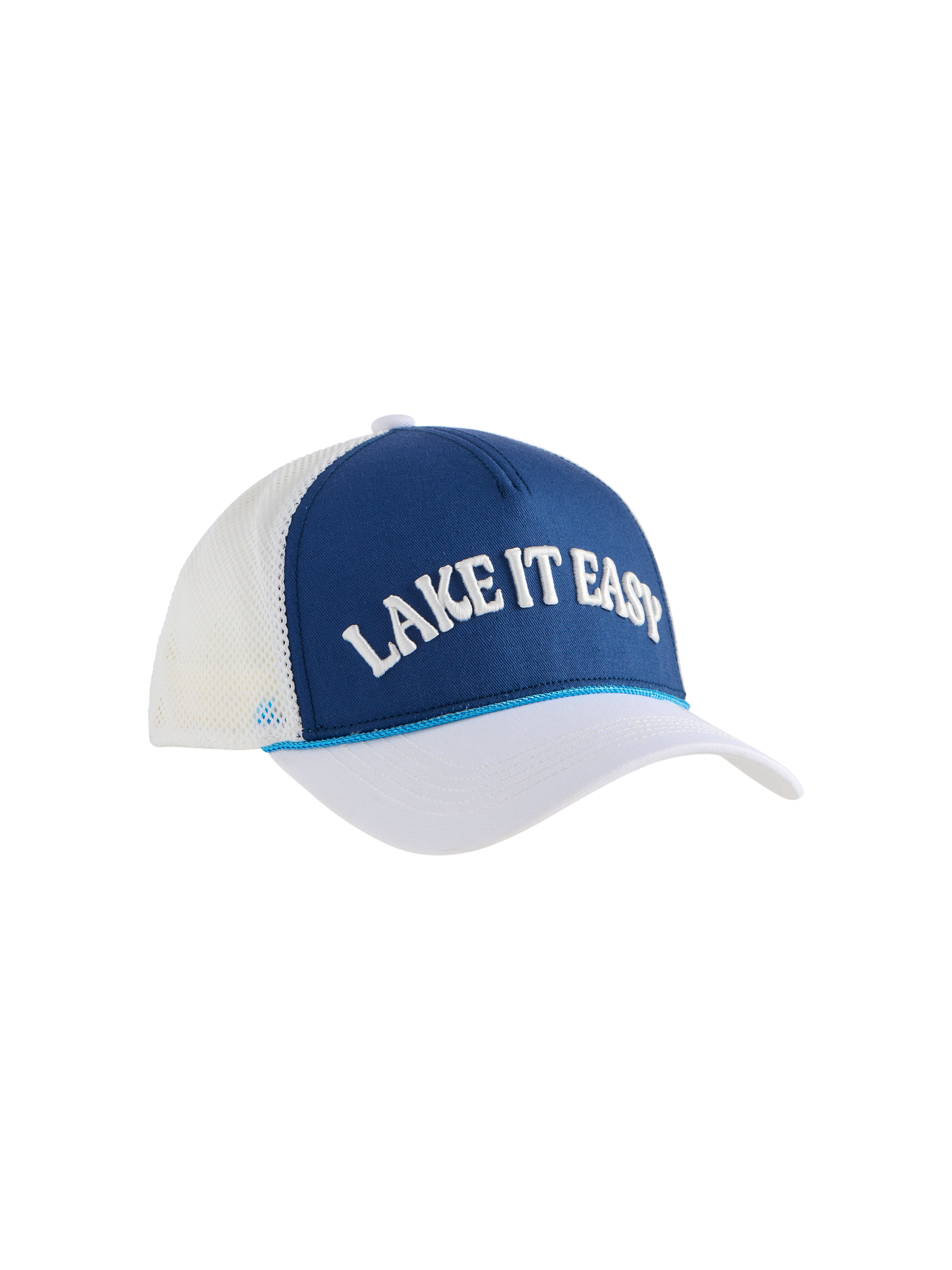 Shiraleah "Lake It Easy" Trucker Hat, Navy