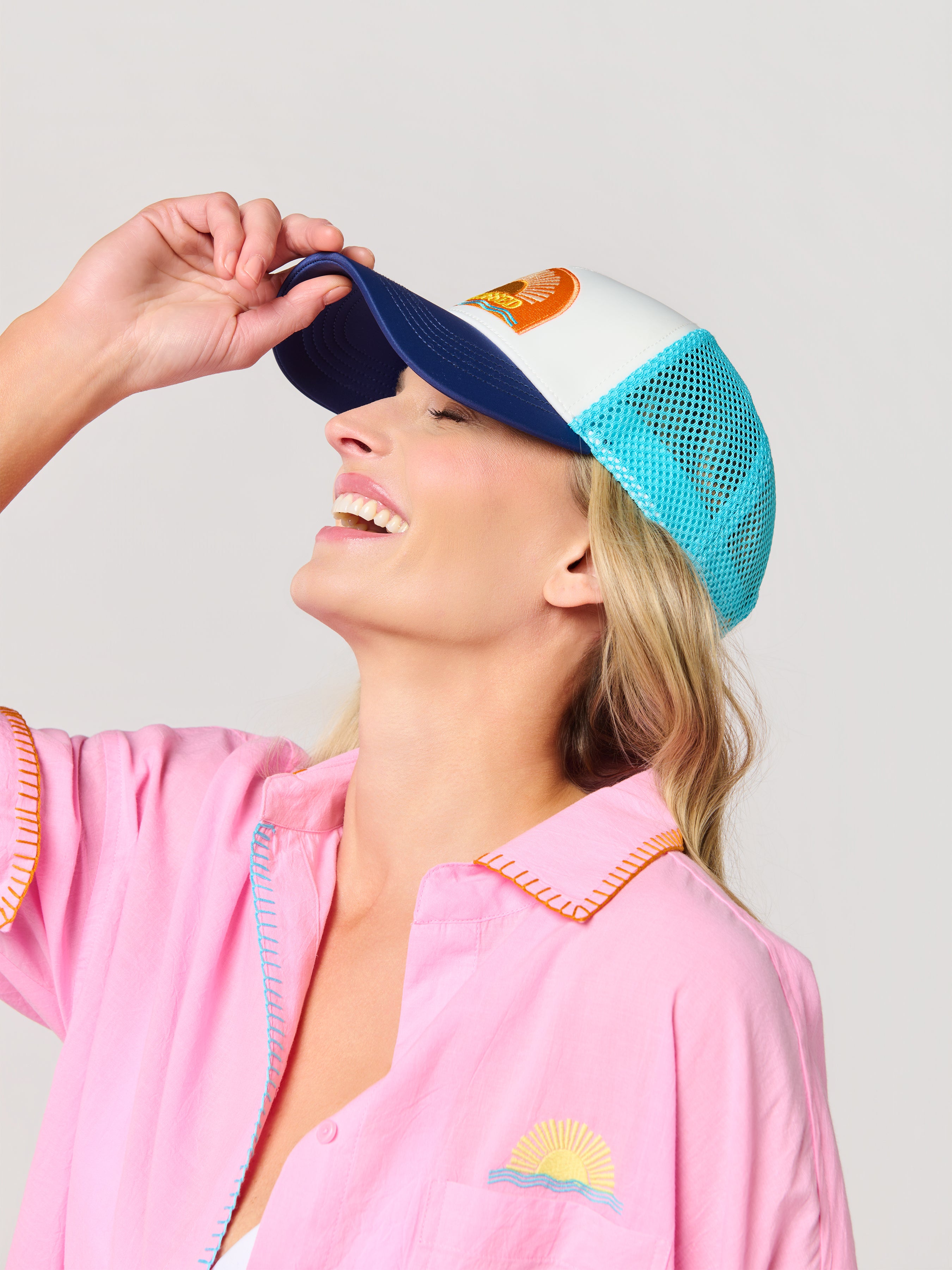 Shiraleah Sunrise Trucker Hat, Multi