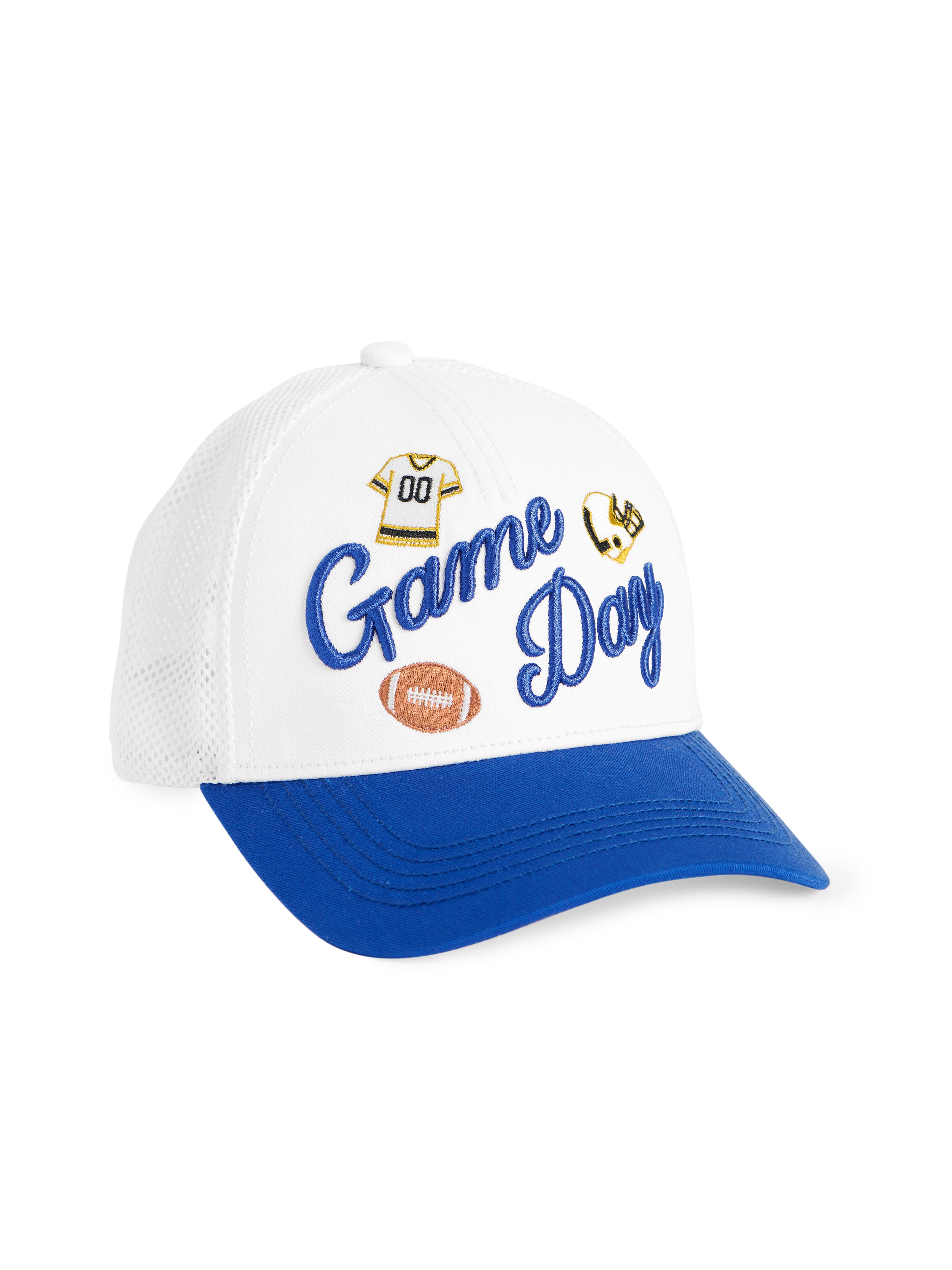 Shiraleah "Game Day" Trucker Hat BLUE / OS