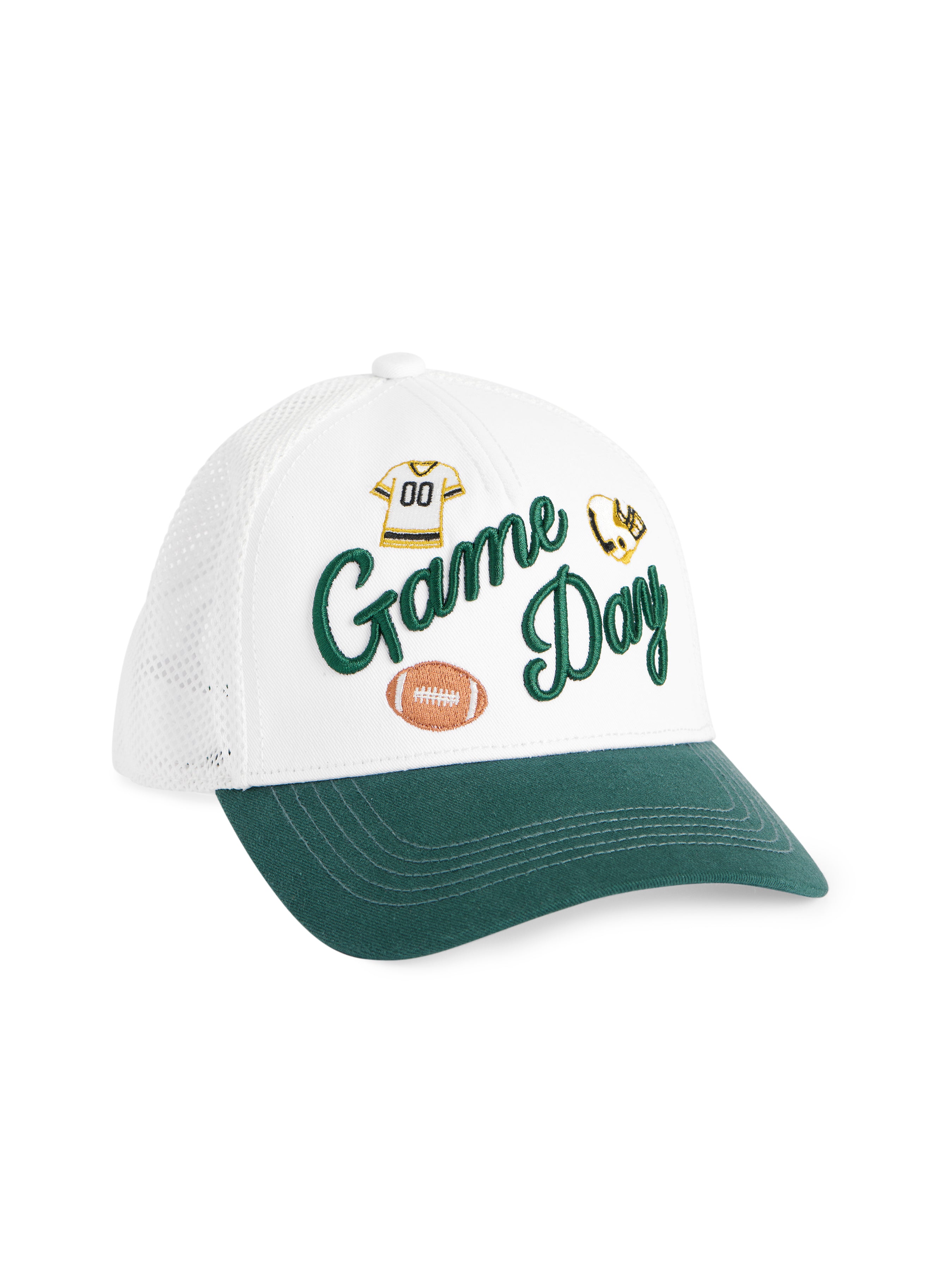 Shiraleah "Game Day" Trucker Hat GREEN / OS
