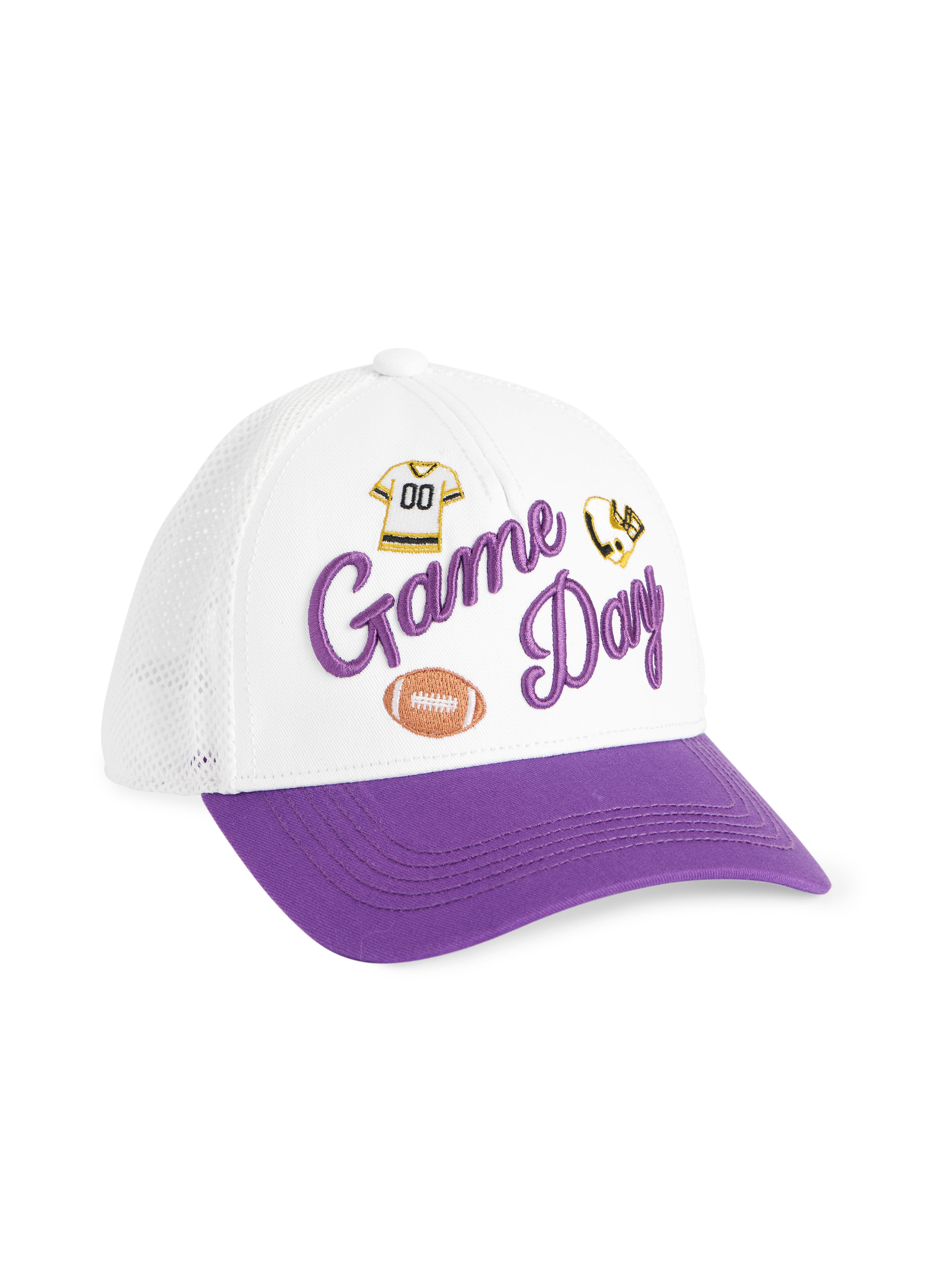 Shiraleah "Game Day" Trucker Hat PURPLE / OS