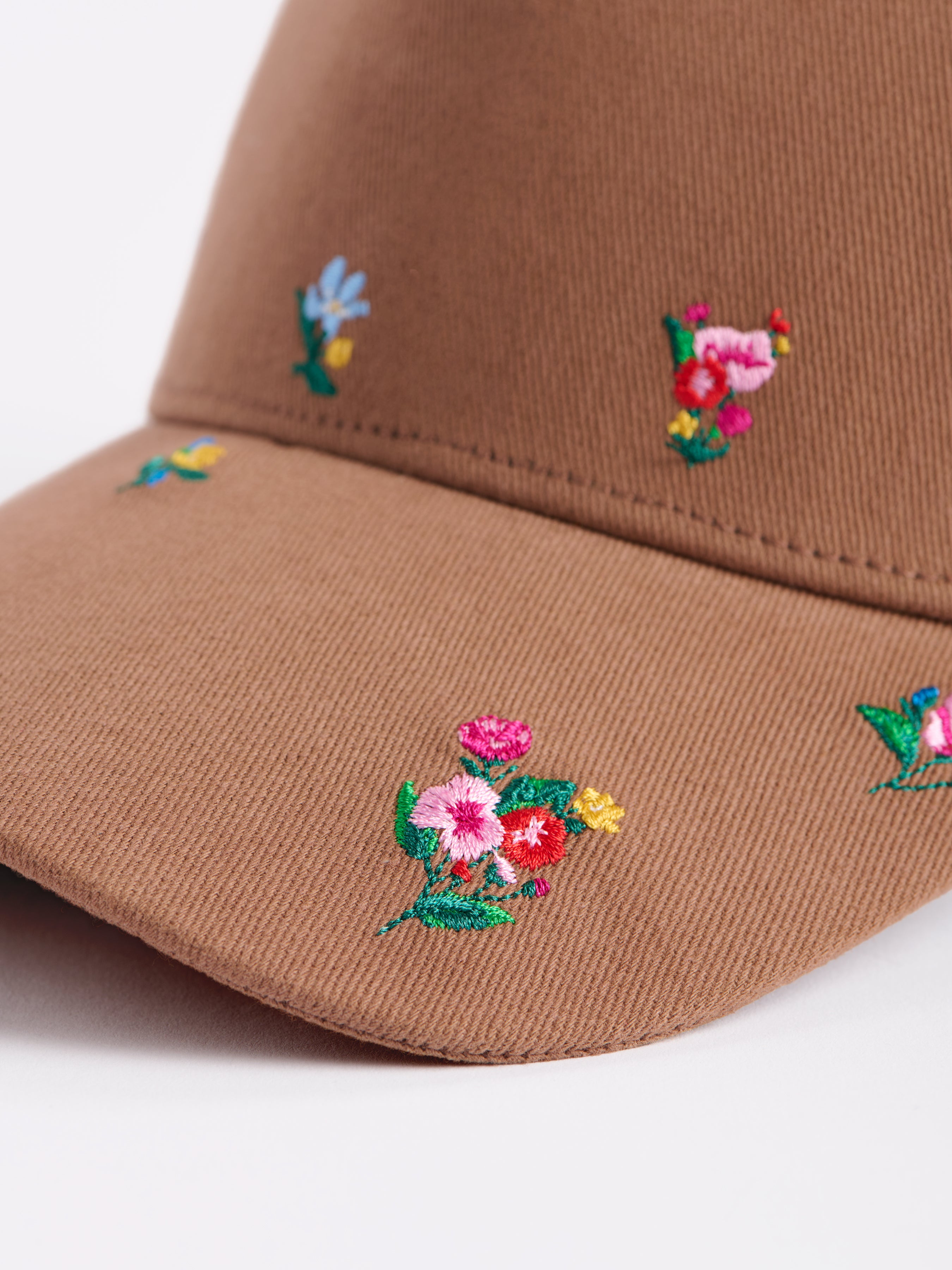 Shiraleah Floral Trucker Hat, Brown