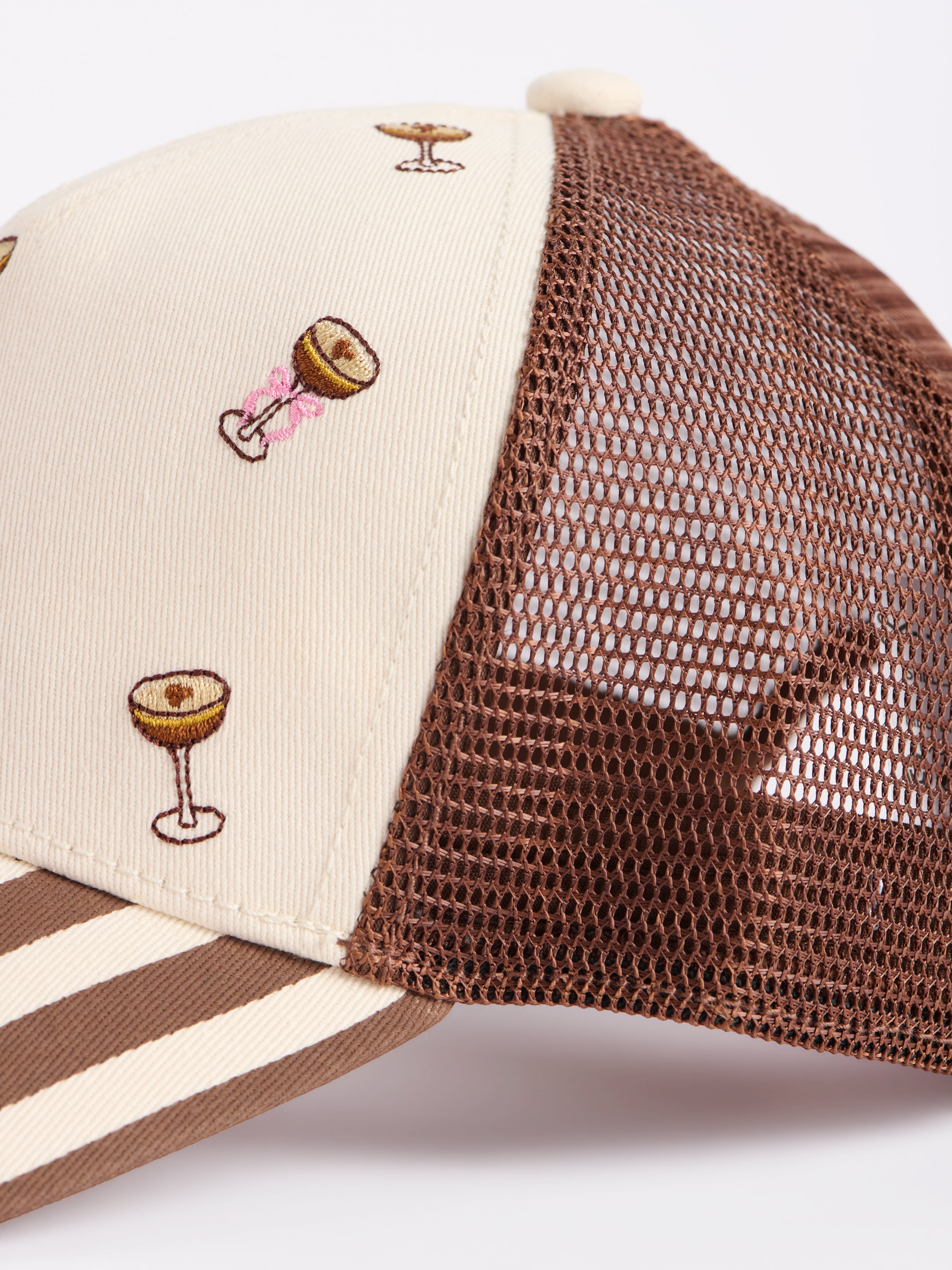 Shiraleah Espresso Martini Trucker Hat, Brown