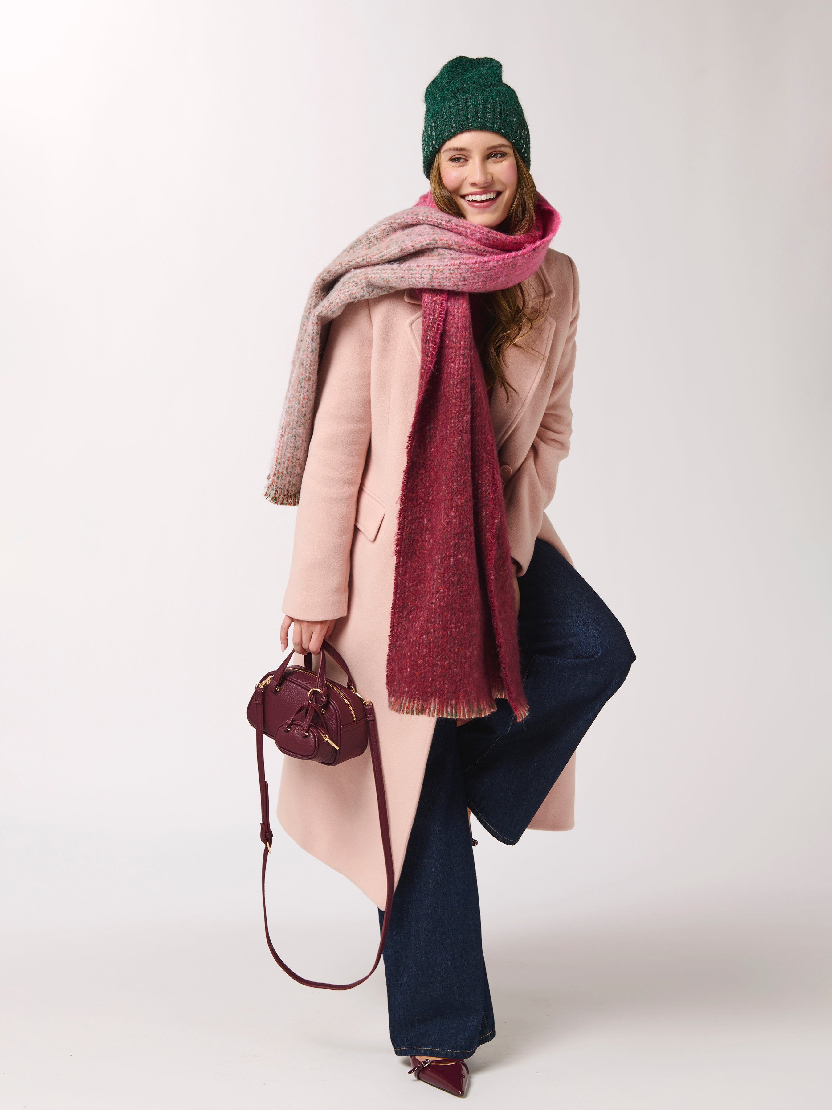 Shiraleah Tanya Scarf PINK