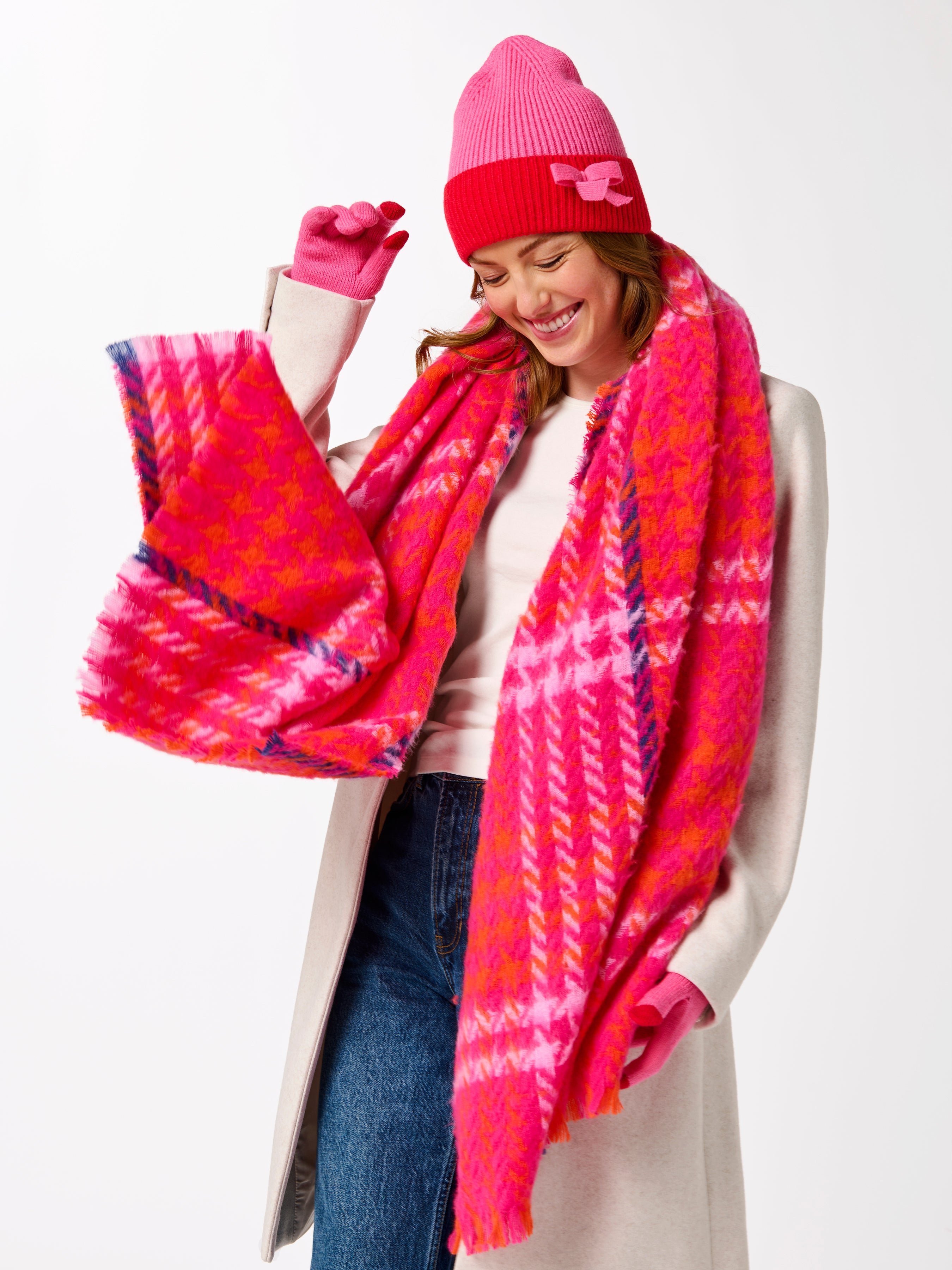 Shiraleah Flo Scarf, Pink